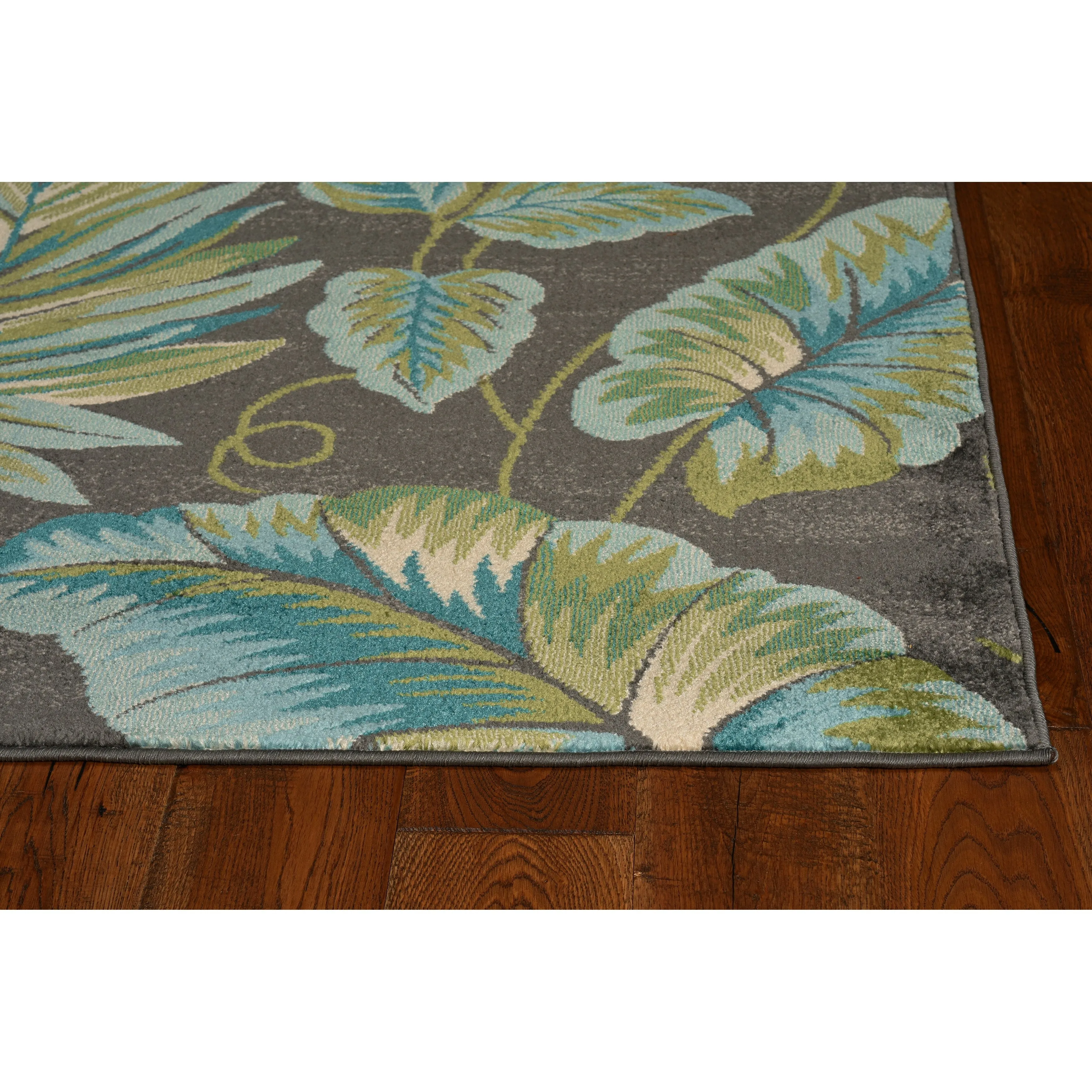 Domani Kai Grey Botanicals Area Rug