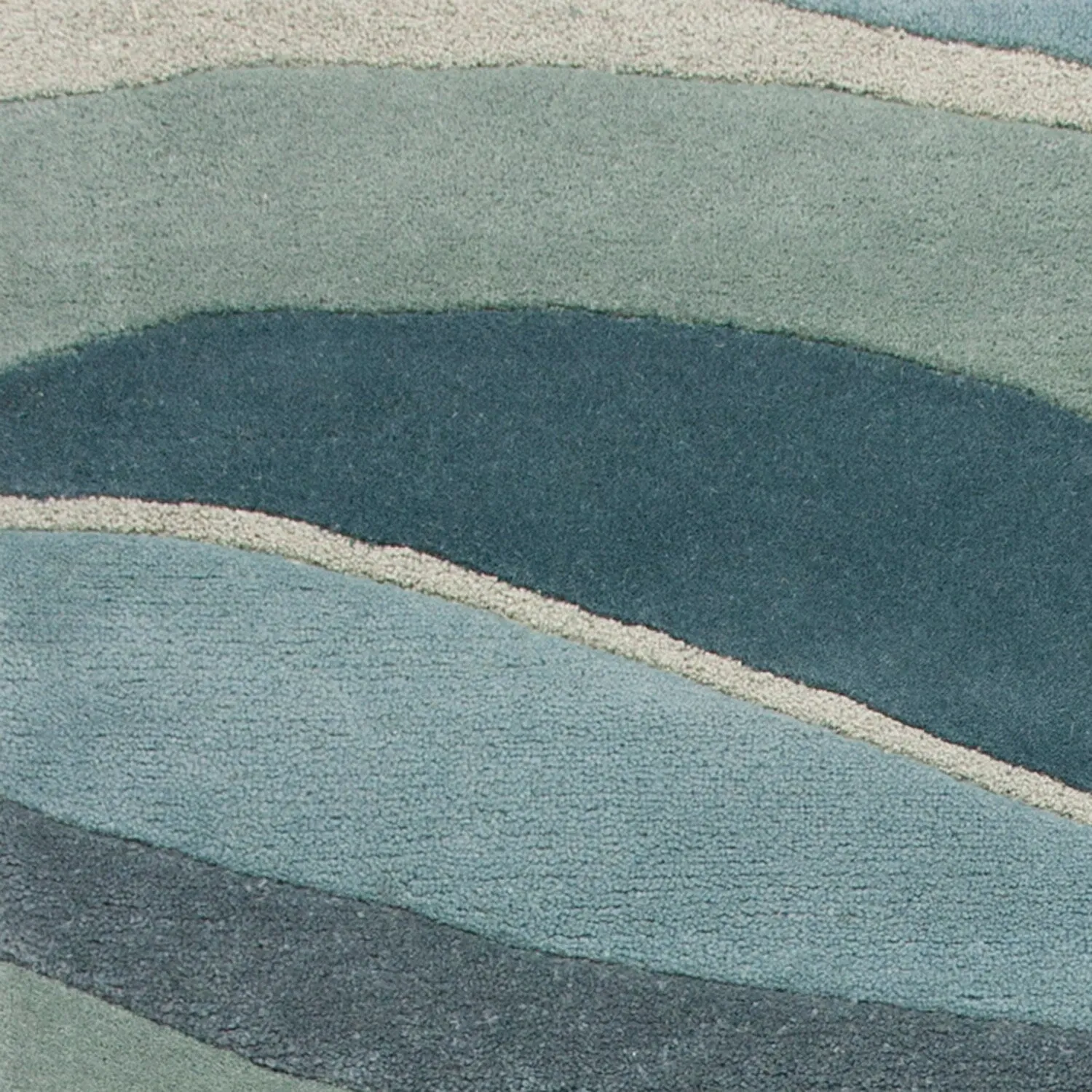 Domani Rugs Eternity Ocean Landscapes Textured High-low Wool Area Rug