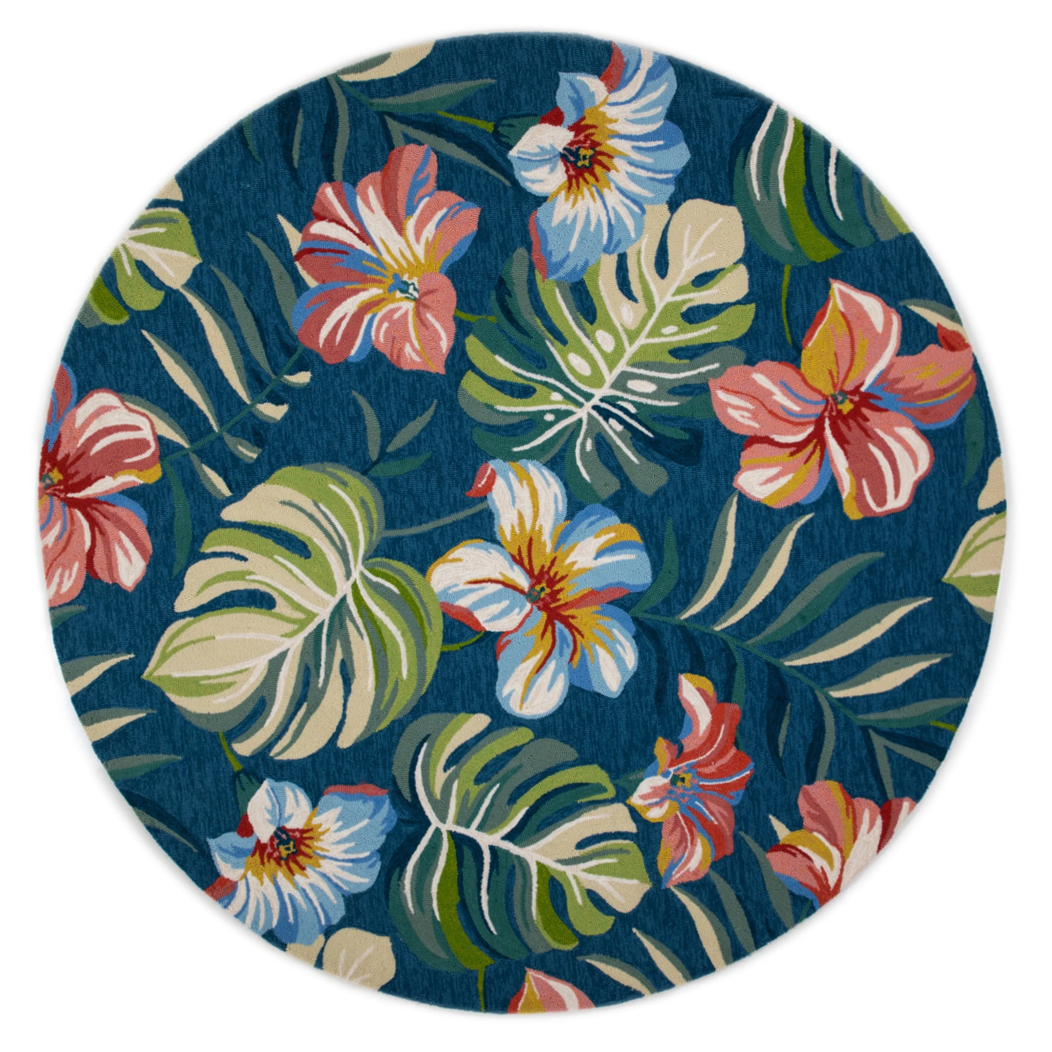 Domani Trails Hand-Made Indoor / Outdoor Tropical Palms Area Rug