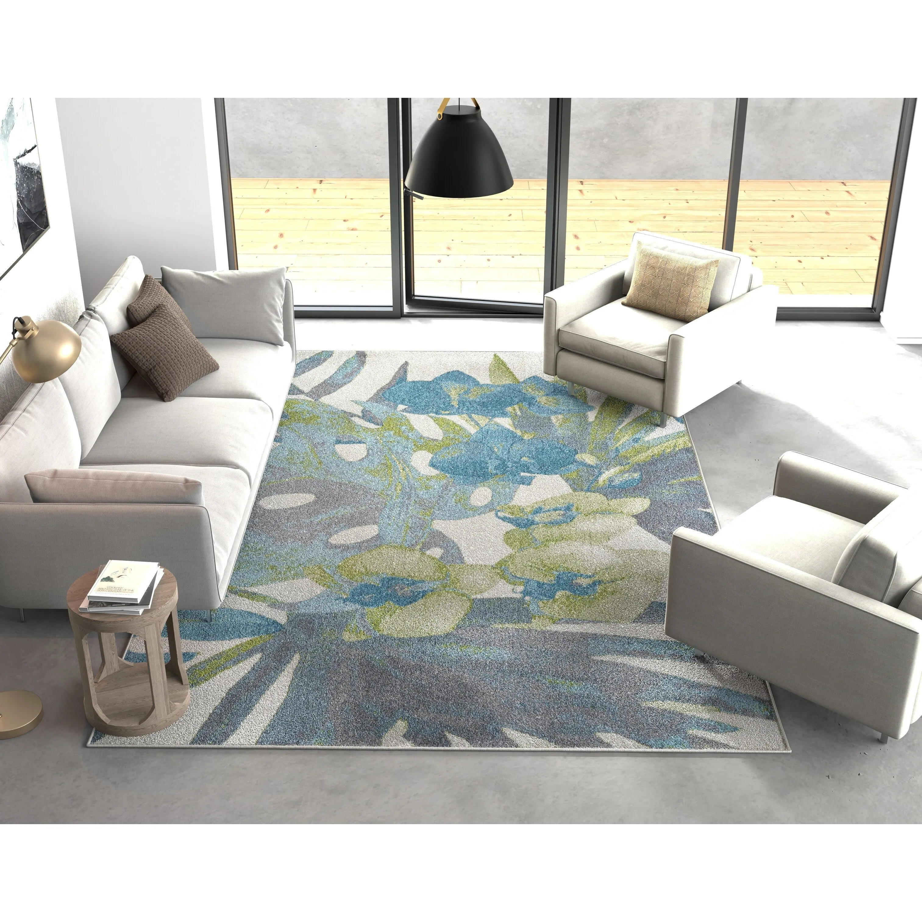 Domani Tropics Conteporary Chic Area Rug