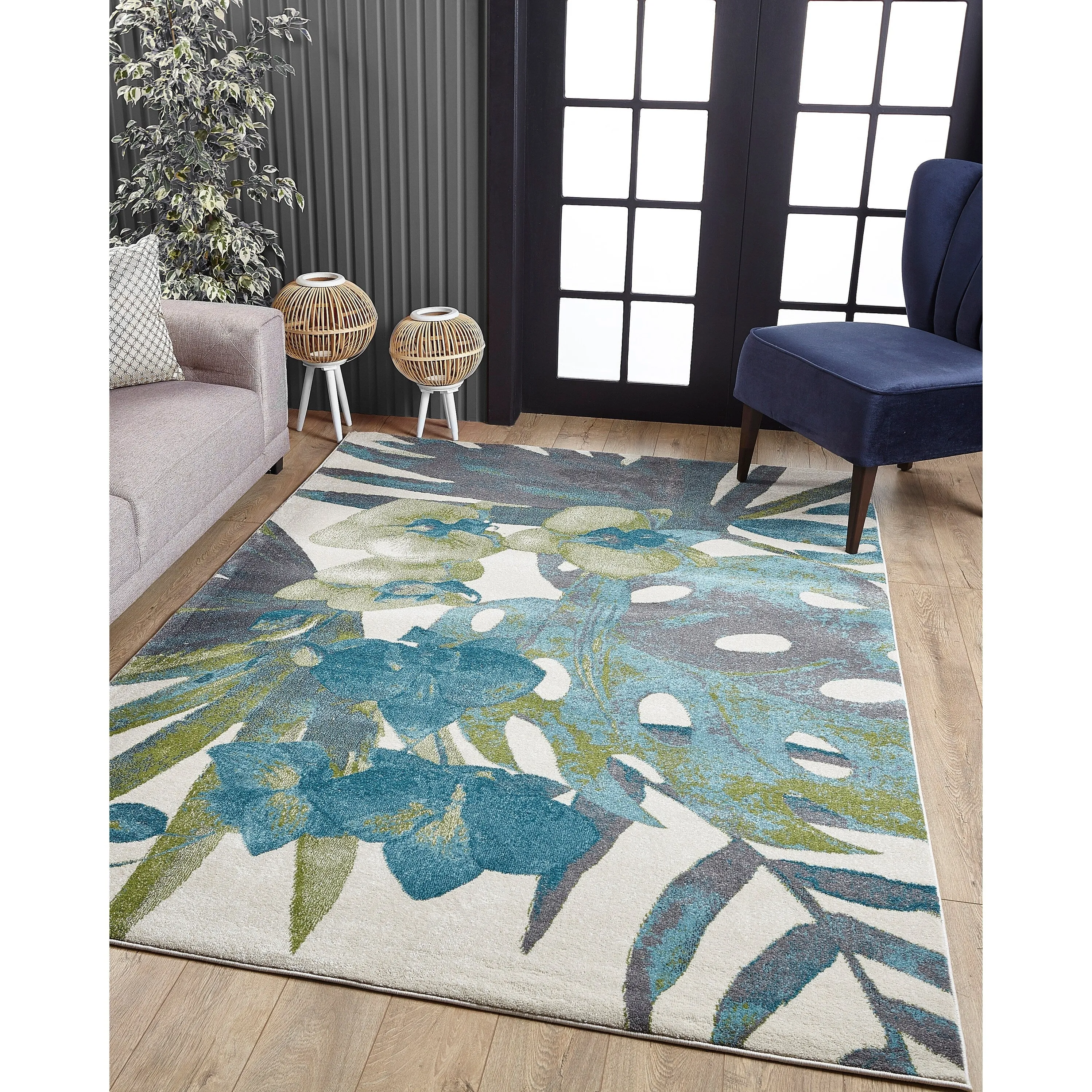 Domani Tropics Conteporary Chic Area Rug