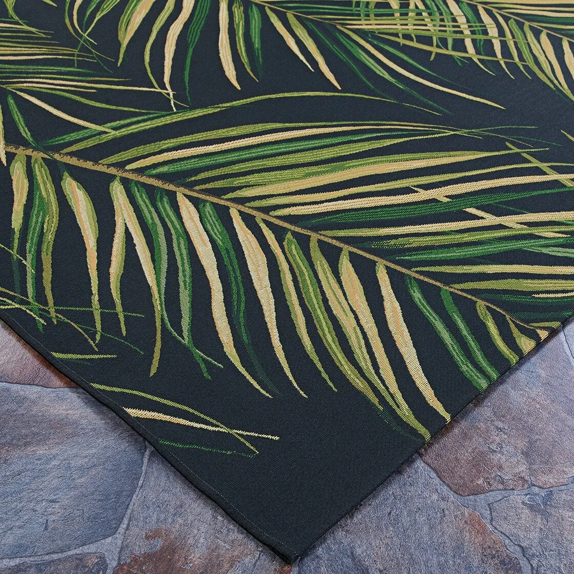 Dream Decor Rugs Gelato Grove Gray Green Indoor Outdoor Area Rug