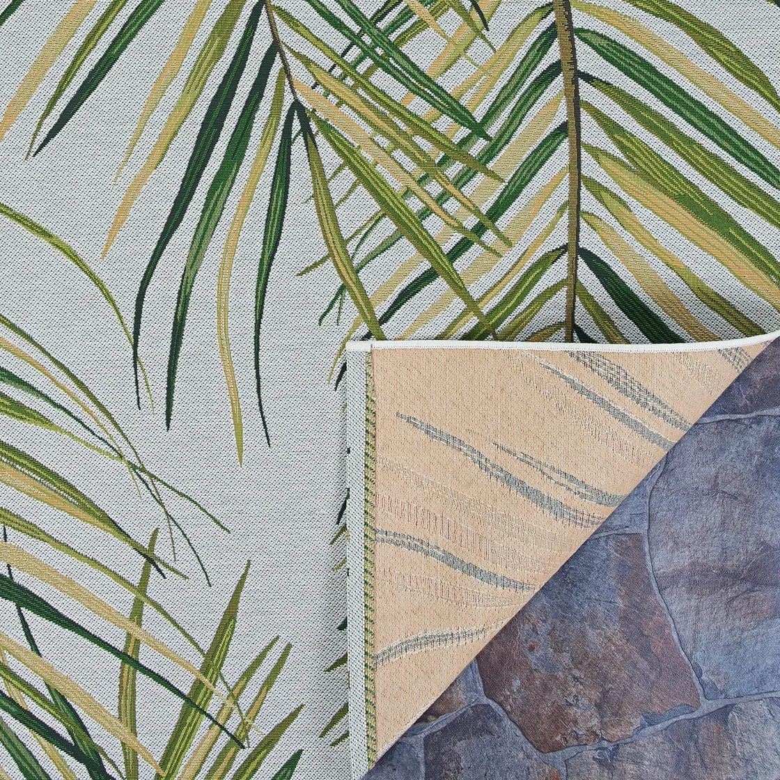 Dream Decor Rugs Gelato Grove Gray Green Indoor Outdoor Area Rug