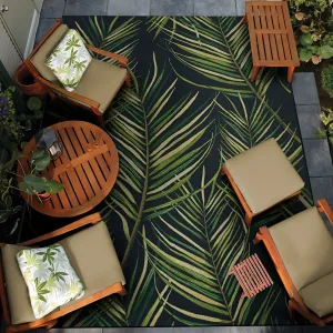 Dream Decor Rugs Gelato Grove Gray Green Indoor Outdoor Area Rug