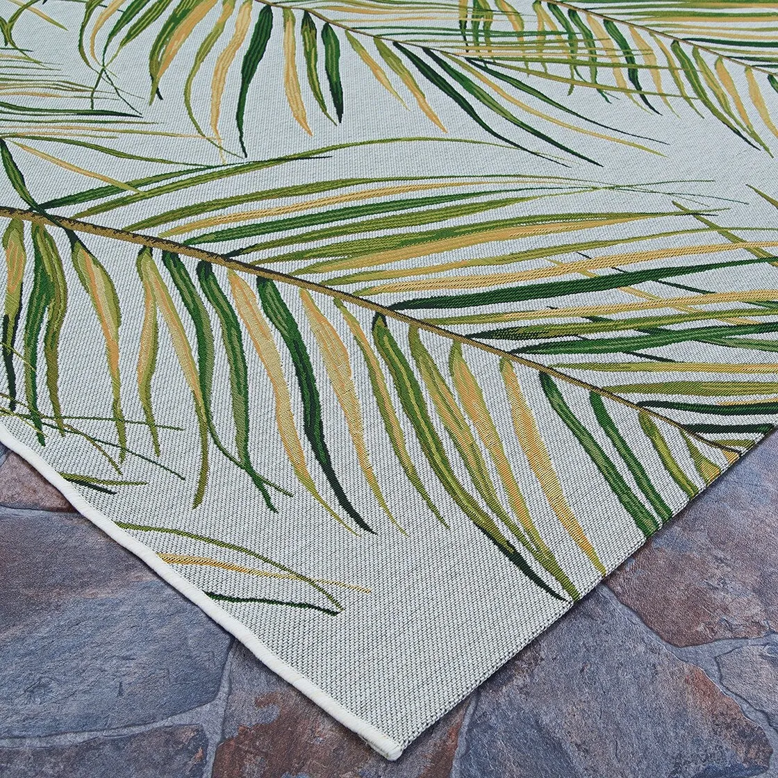 Dream Decor Rugs Gelato Grove Gray Green Indoor Outdoor Area Rug