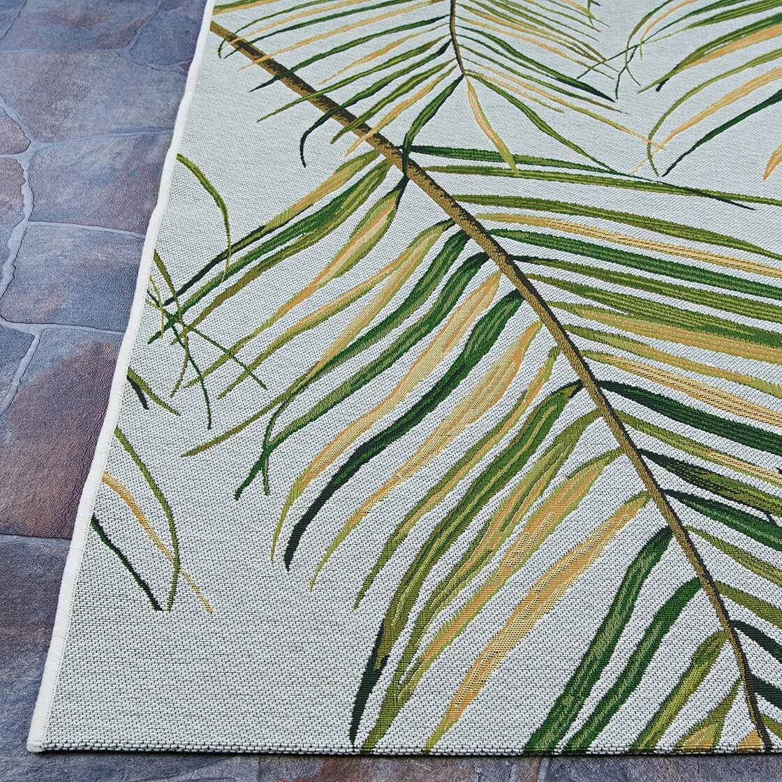 Dream Decor Rugs Gelato Grove Gray Green Indoor Outdoor Area Rug