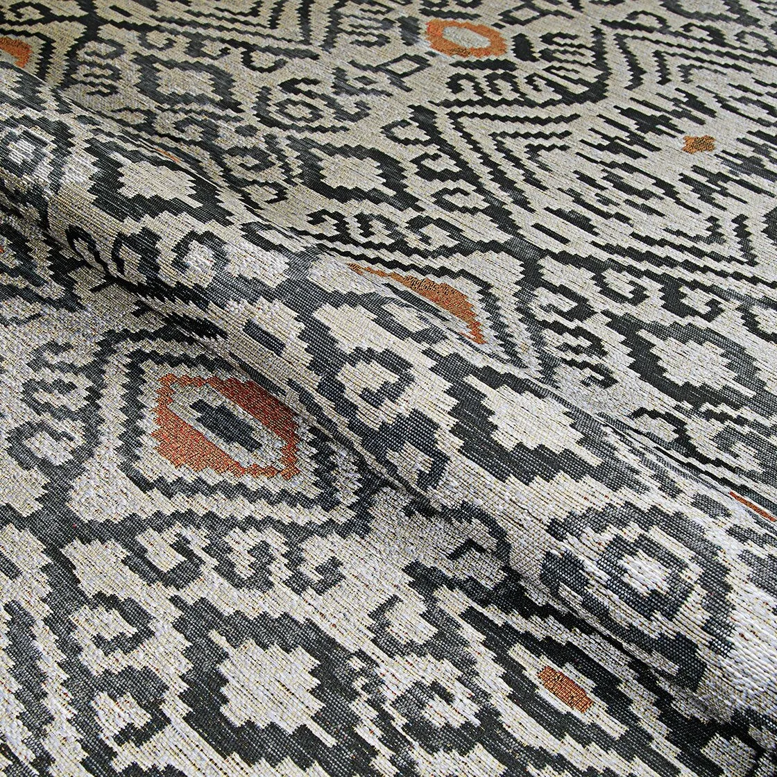 Dream Decor Rugs Gelato Sandawe Black Dark Gray Outdoor Area Rug
