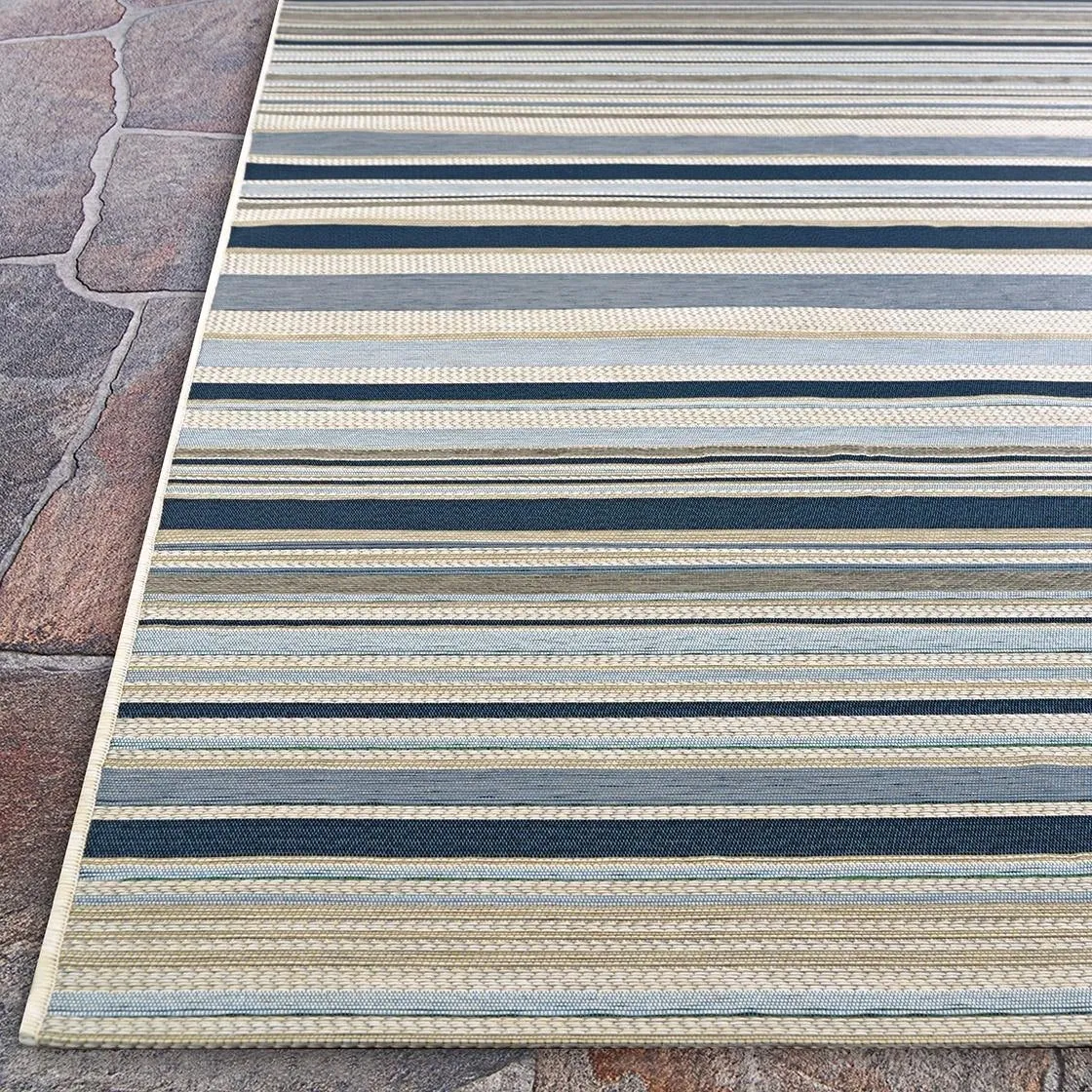 Dream Decor Rugs Gelato Summer Striped Bliss Indoor Outdoor Area Rug