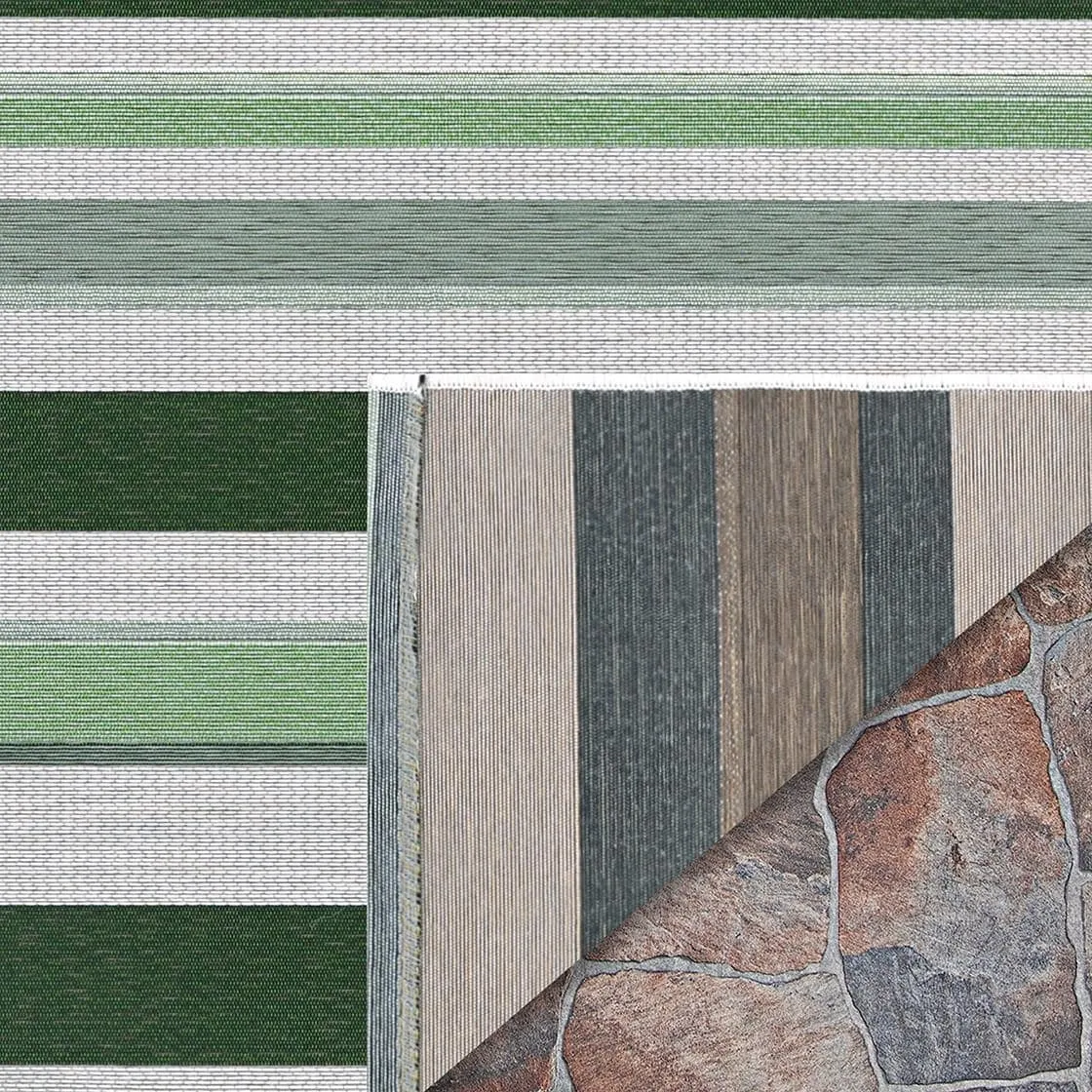 Dream Decor Rugs Gelato Summer Striped Bliss Indoor Outdoor Area Rug