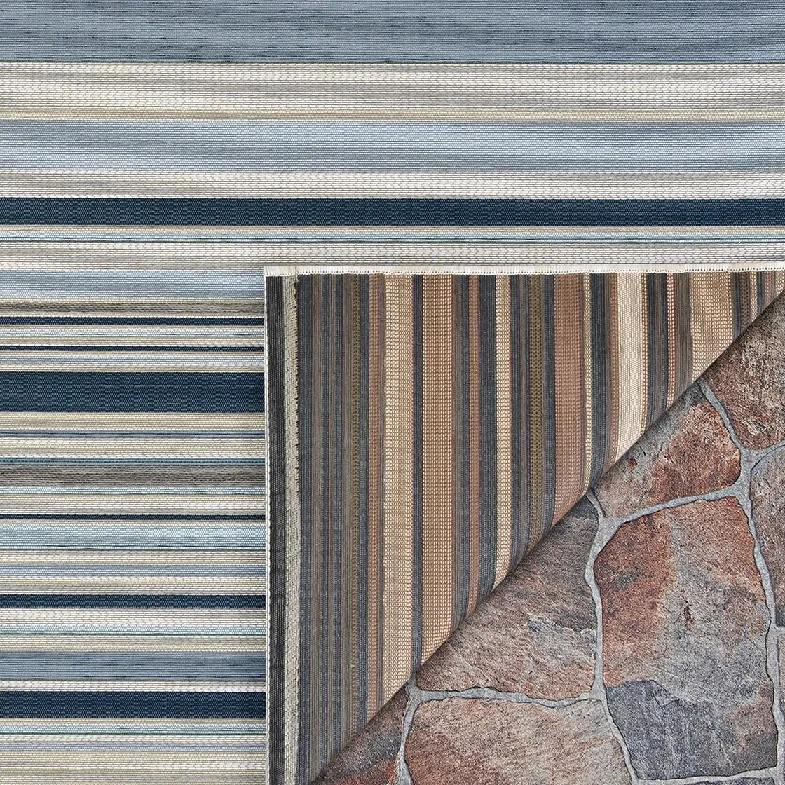 Dream Decor Rugs Gelato Summer Striped Bliss Indoor Outdoor Area Rug