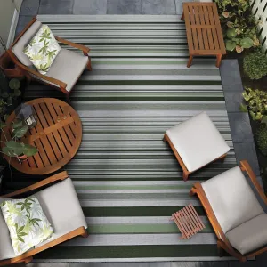 Dream Decor Rugs Gelato Summer Striped Bliss Indoor Outdoor Area Rug