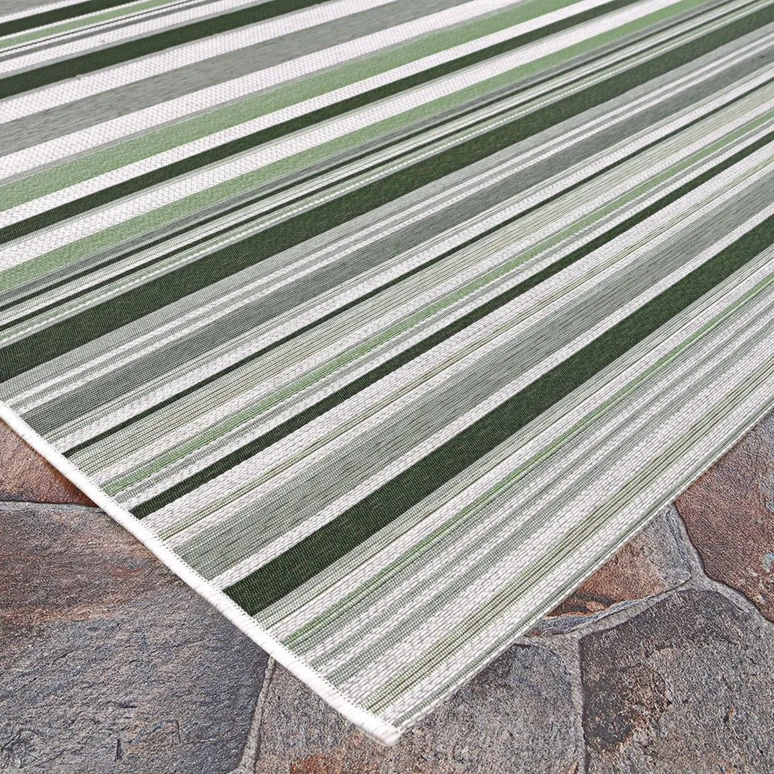 Dream Decor Rugs Gelato Summer Striped Bliss Indoor Outdoor Area Rug