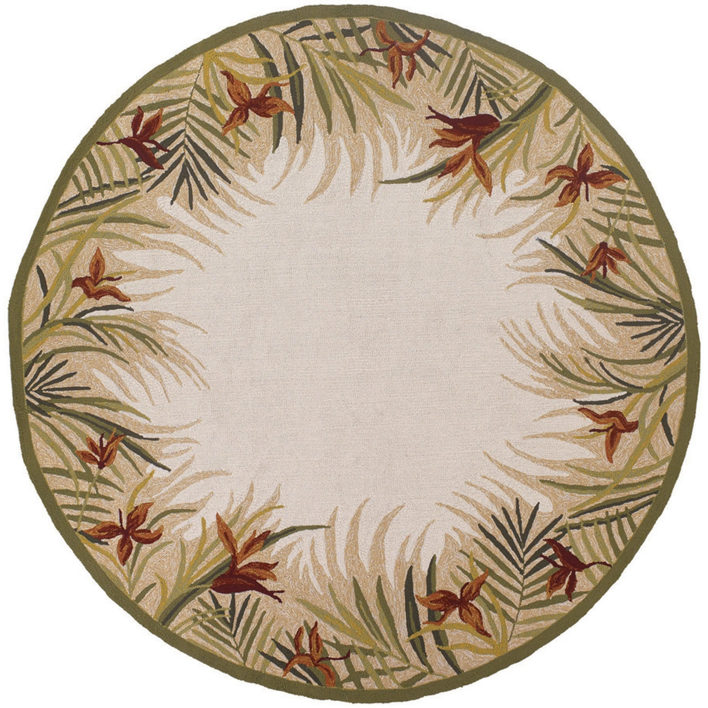 Dream Decor Rugs Miami Gardens Beige Handmade Indoor Outdoor Area Rug