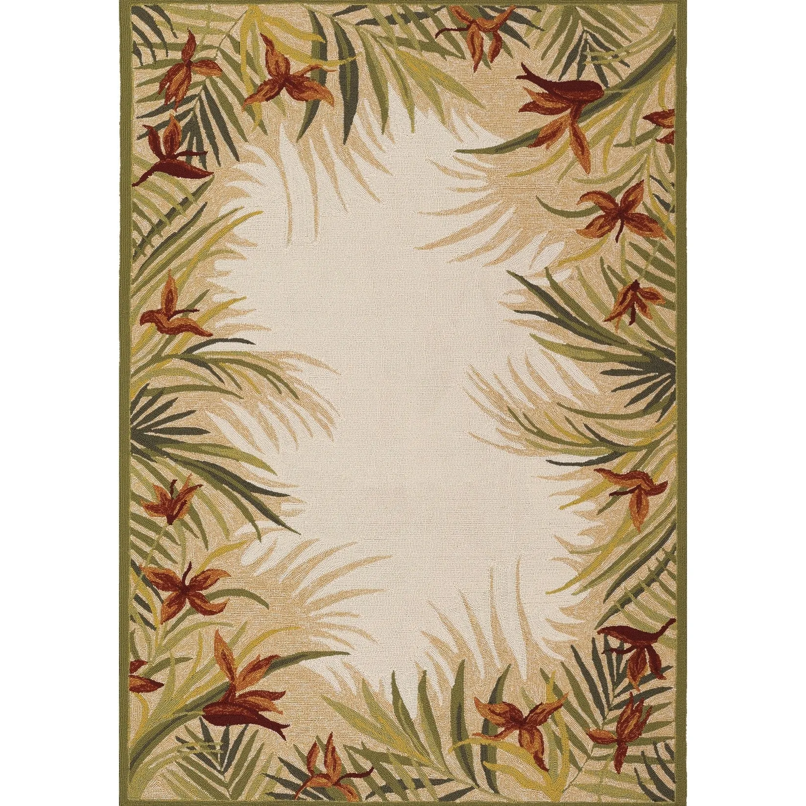 Dream Decor Rugs Miami Gardens Beige Handmade Indoor Outdoor Area Rug