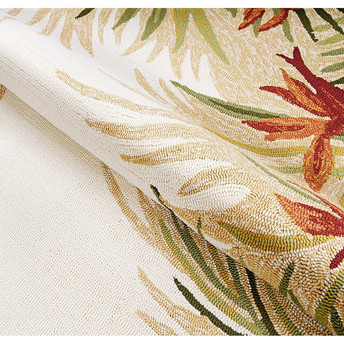 Dream Decor Rugs Miami Gardens Beige Handmade Indoor Outdoor Area Rug