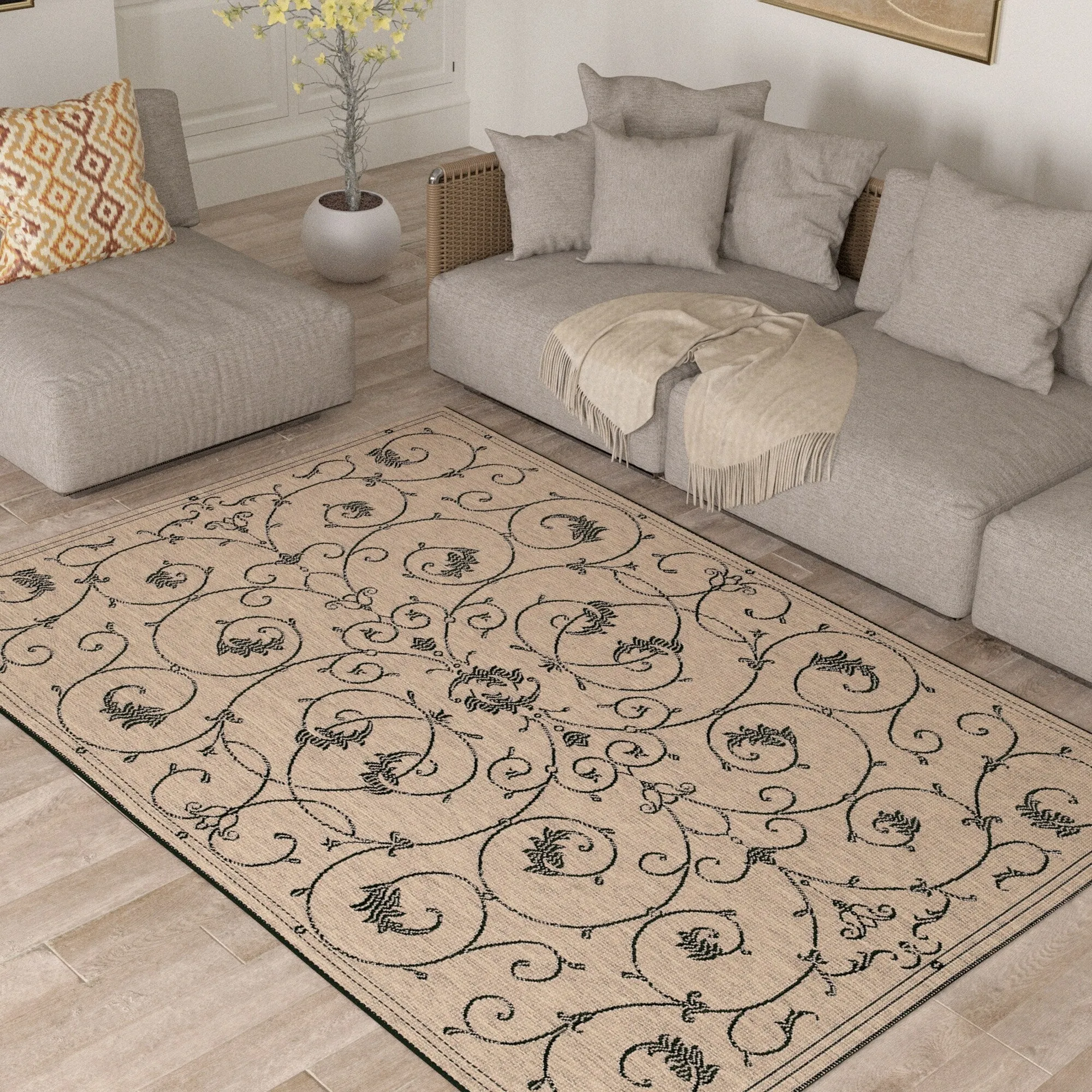 Dream Decor Rugs Pergola Savannah Indoor Outdoor Area Rug