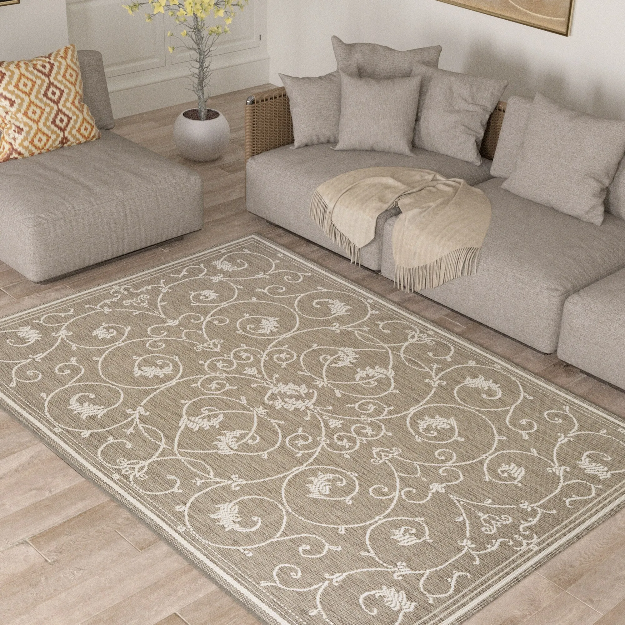 Dream Decor Rugs Pergola Savannah Indoor Outdoor Area Rug