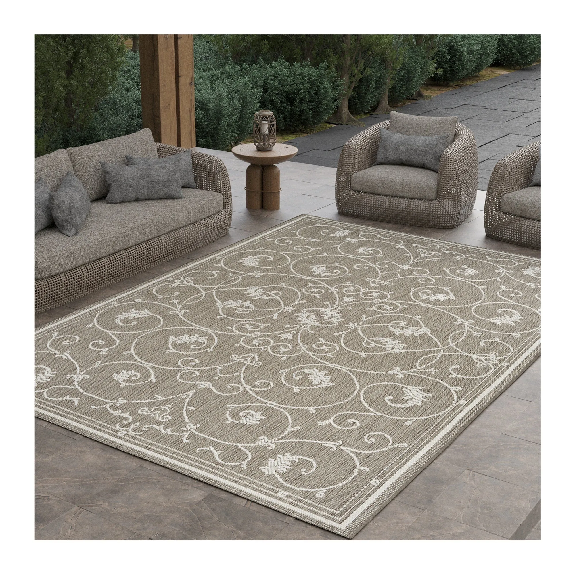 Dream Decor Rugs Pergola Savannah Indoor Outdoor Area Rug