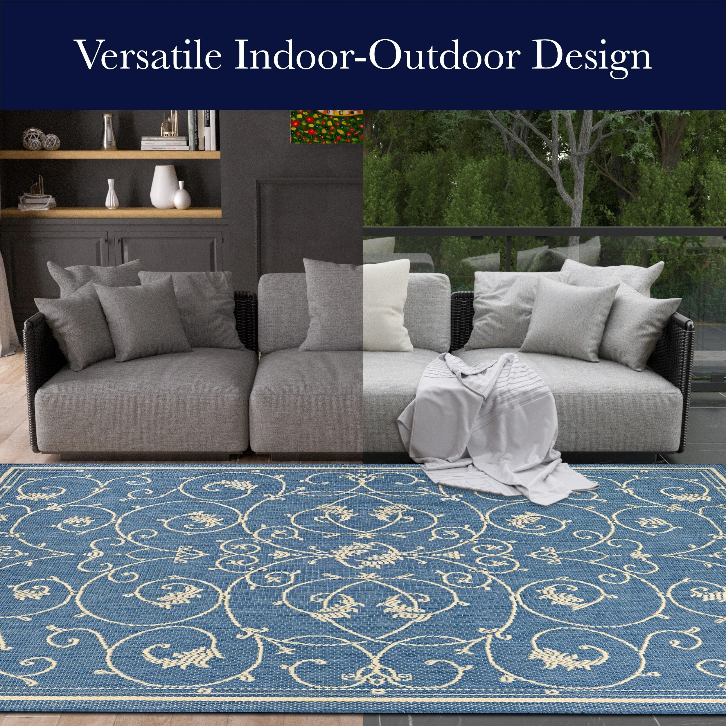 Dream Decor Rugs Pergola Savannah Indoor Outdoor Area Rug