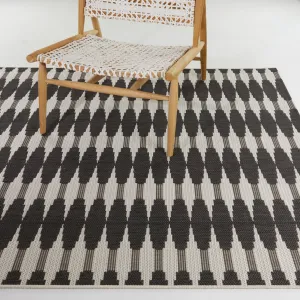 Durant Geometric Stripe Indoor/Outdoor Area Rug