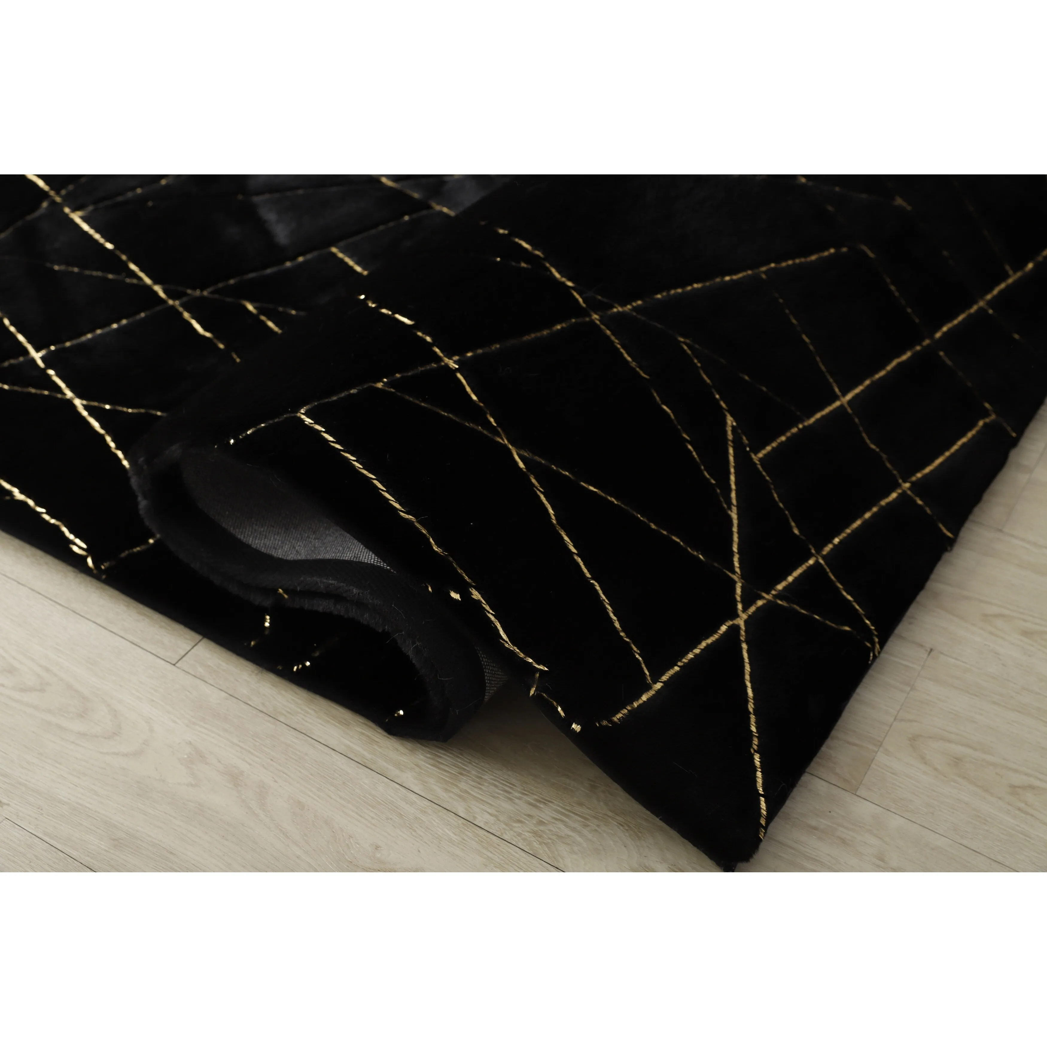Emma Collection Abstract Lines Rectangle Area Rug