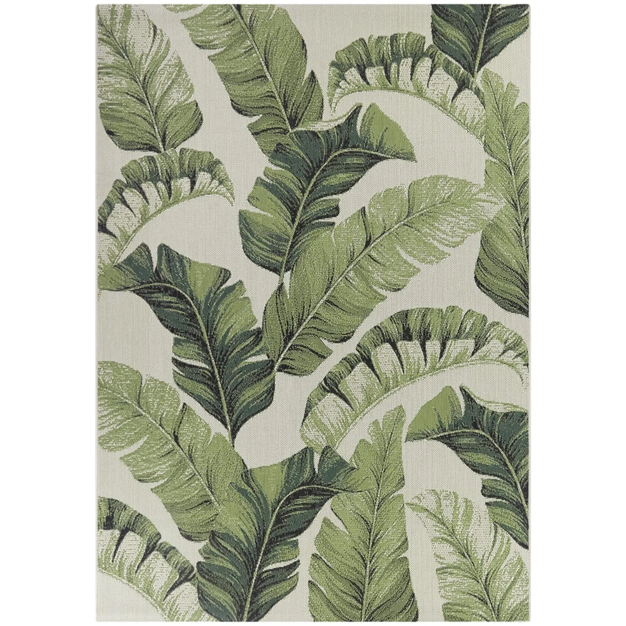 Estrin Tropical Leaf Indoor/Outdoor Area Rug