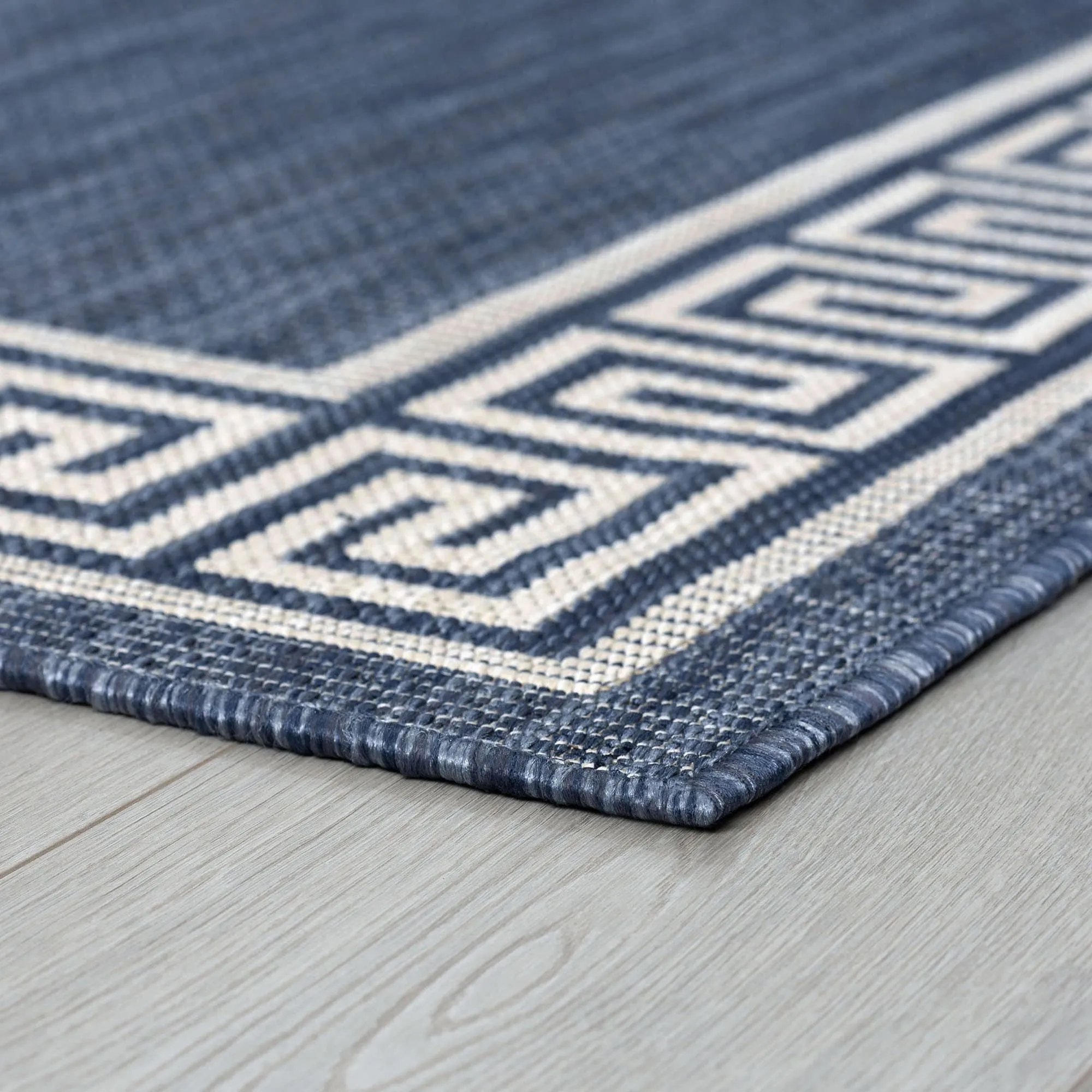 Exo Coastal Border Indoor/Outdoor Area Rug