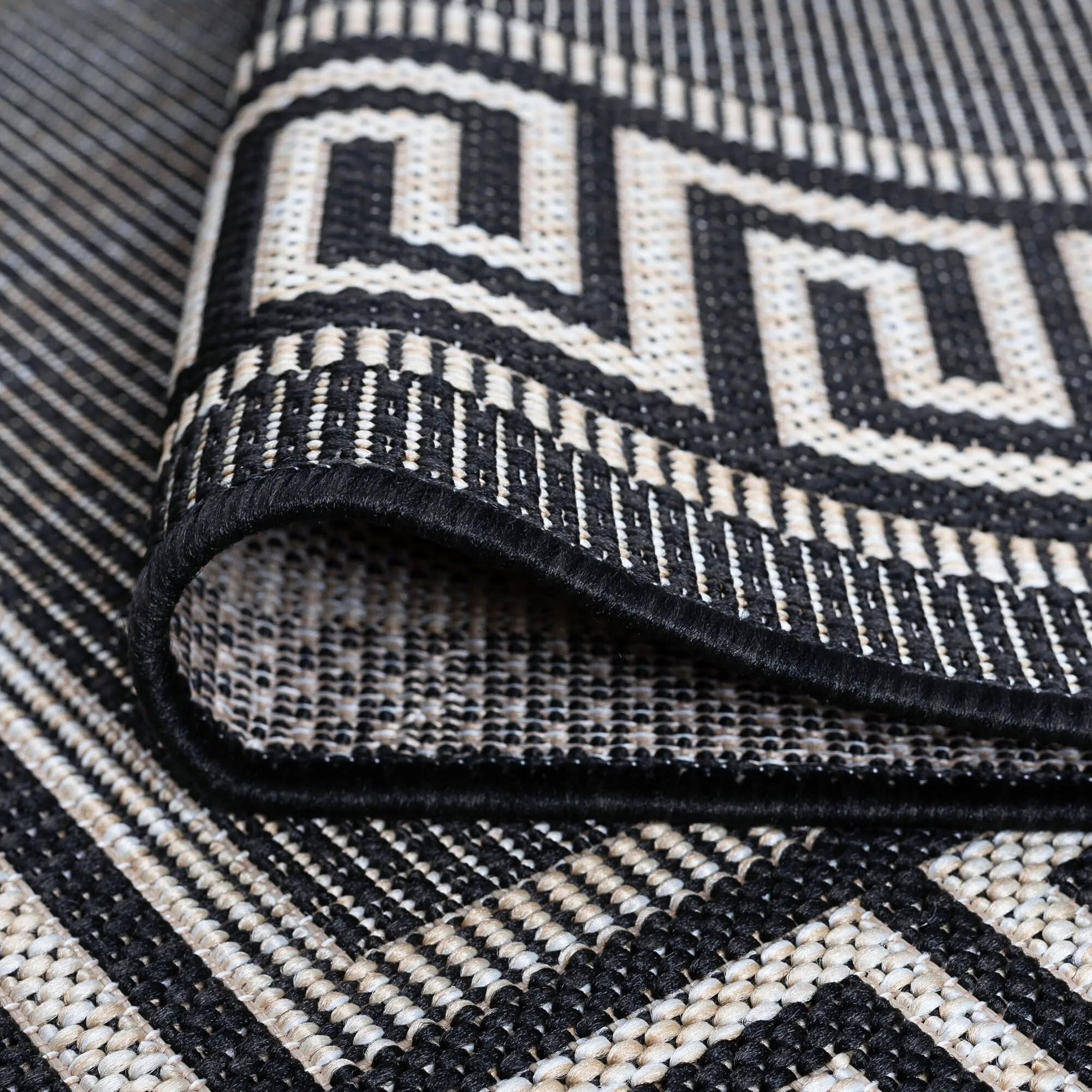 Exo Coastal Border Indoor/Outdoor Area Rug