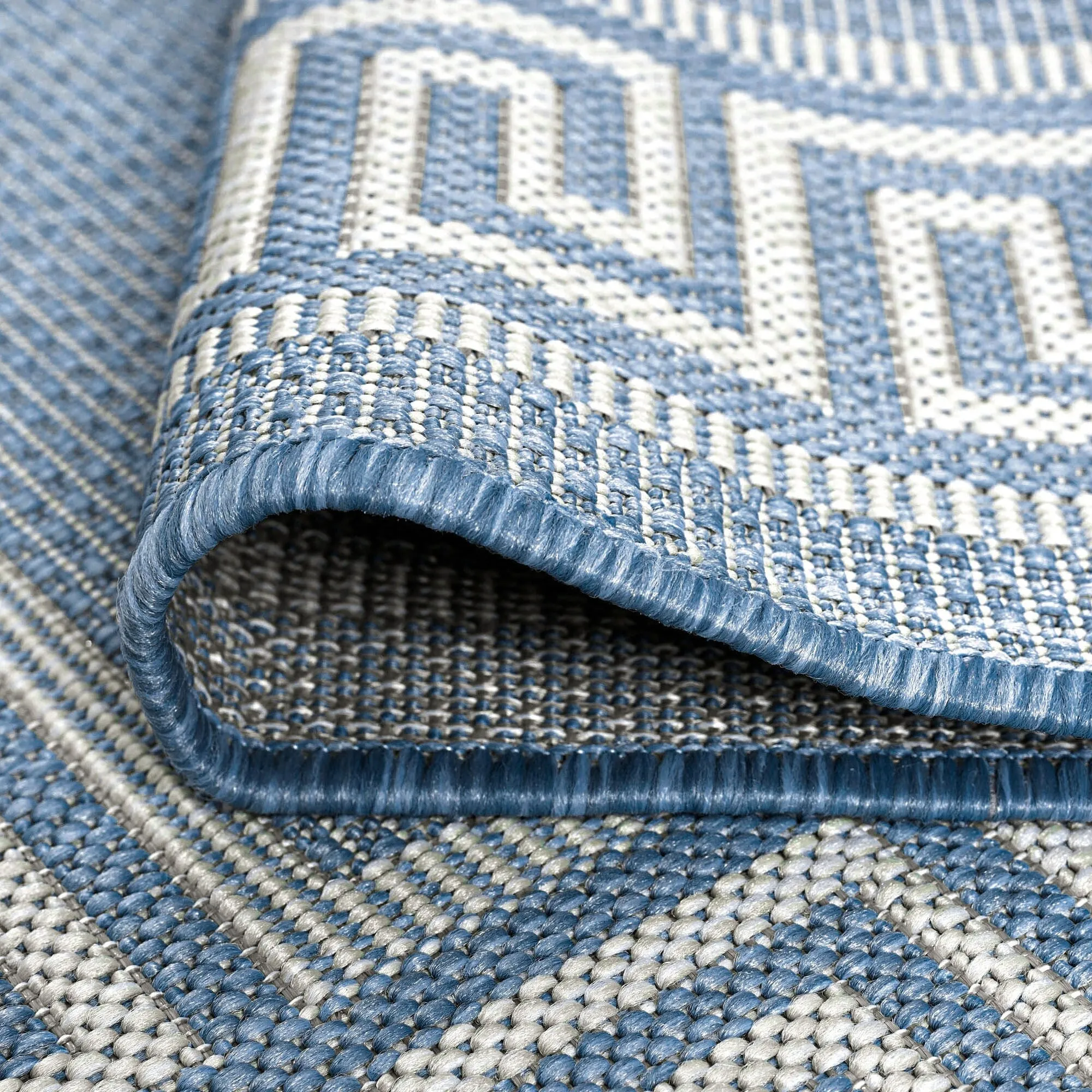 Exo Coastal Border Indoor/Outdoor Area Rug