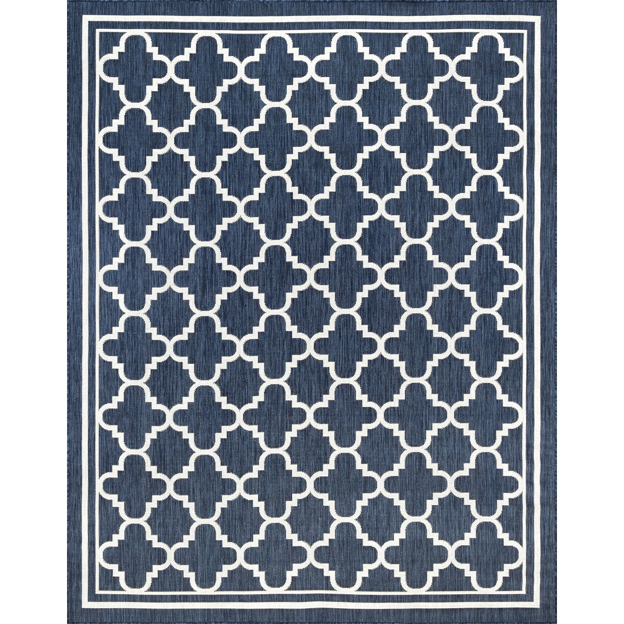 Exo Coastal Geometric Indoor/Outdoor Area Rug