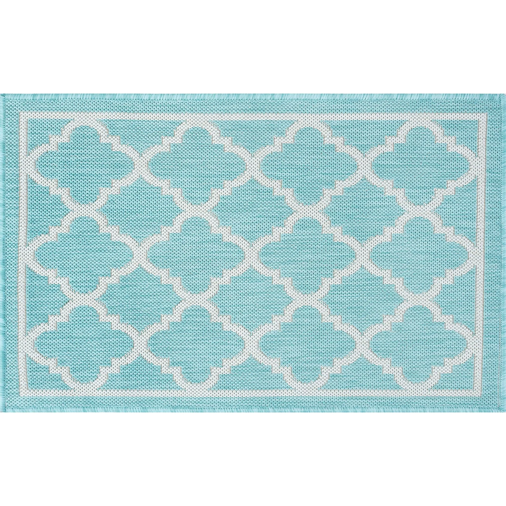 Exo Coastal Geometric Indoor/Outdoor Area Rug