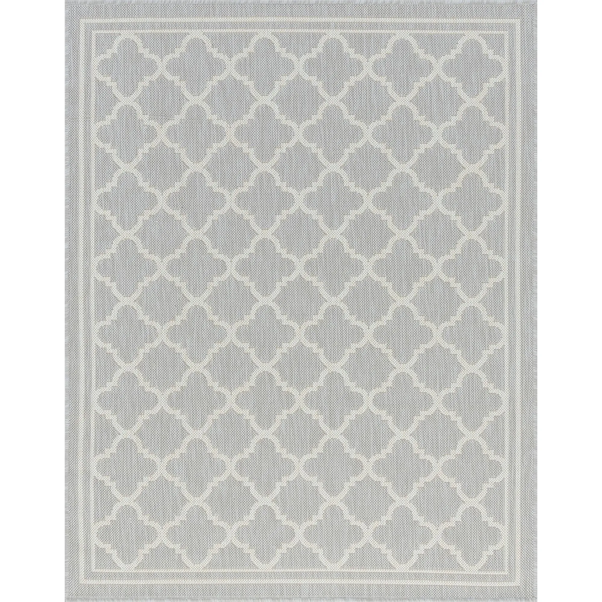 Exo Coastal Geometric Indoor/Outdoor Area Rug