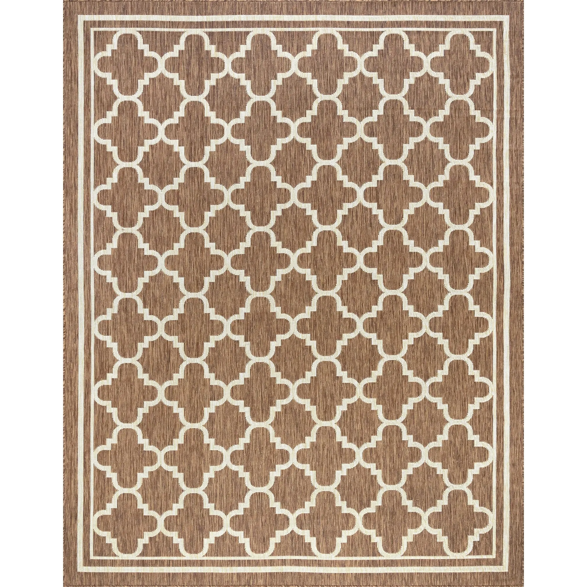 Exo Coastal Geometric Indoor/Outdoor Area Rug