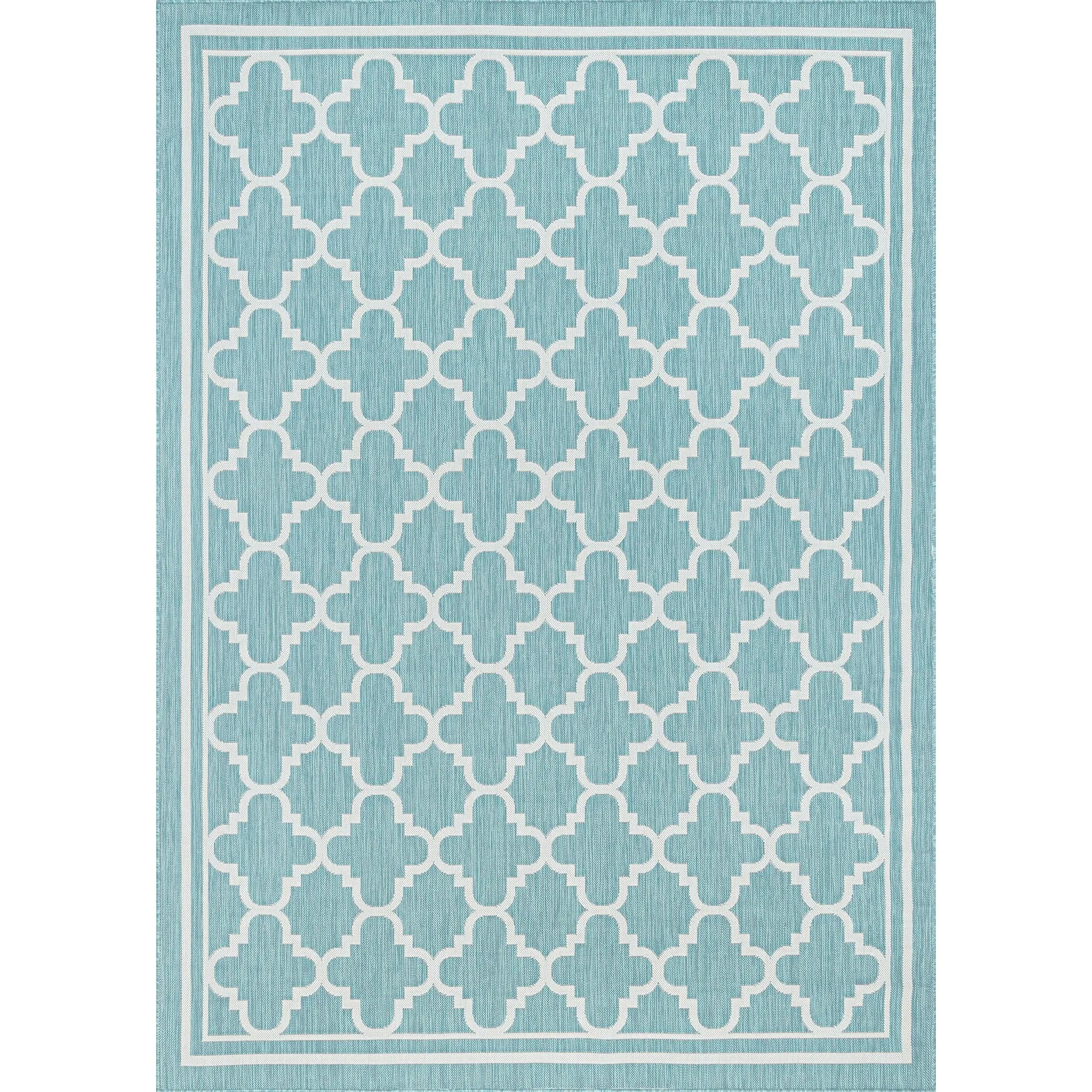 Exo Coastal Geometric Indoor/Outdoor Area Rug