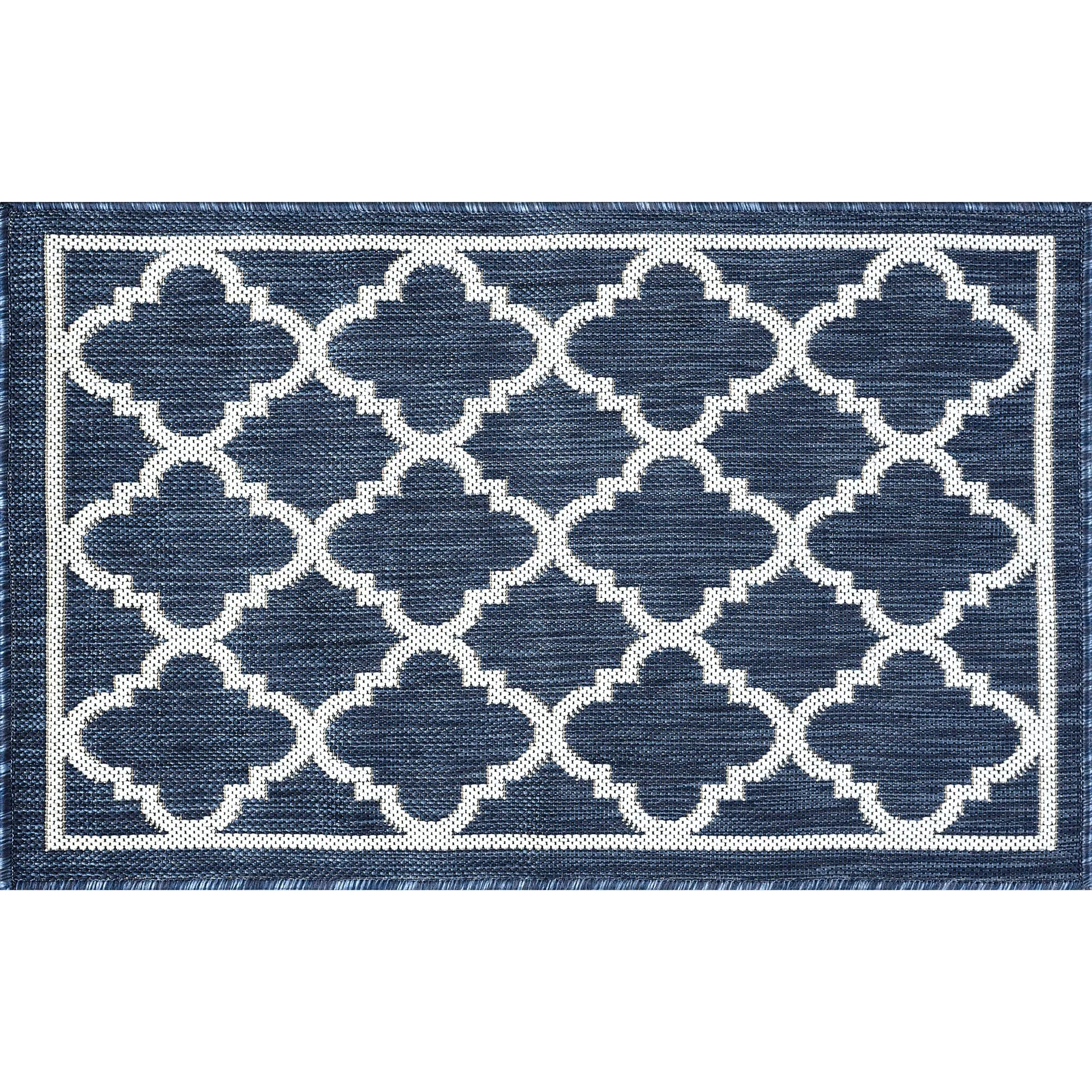 Exo Coastal Geometric Indoor/Outdoor Area Rug