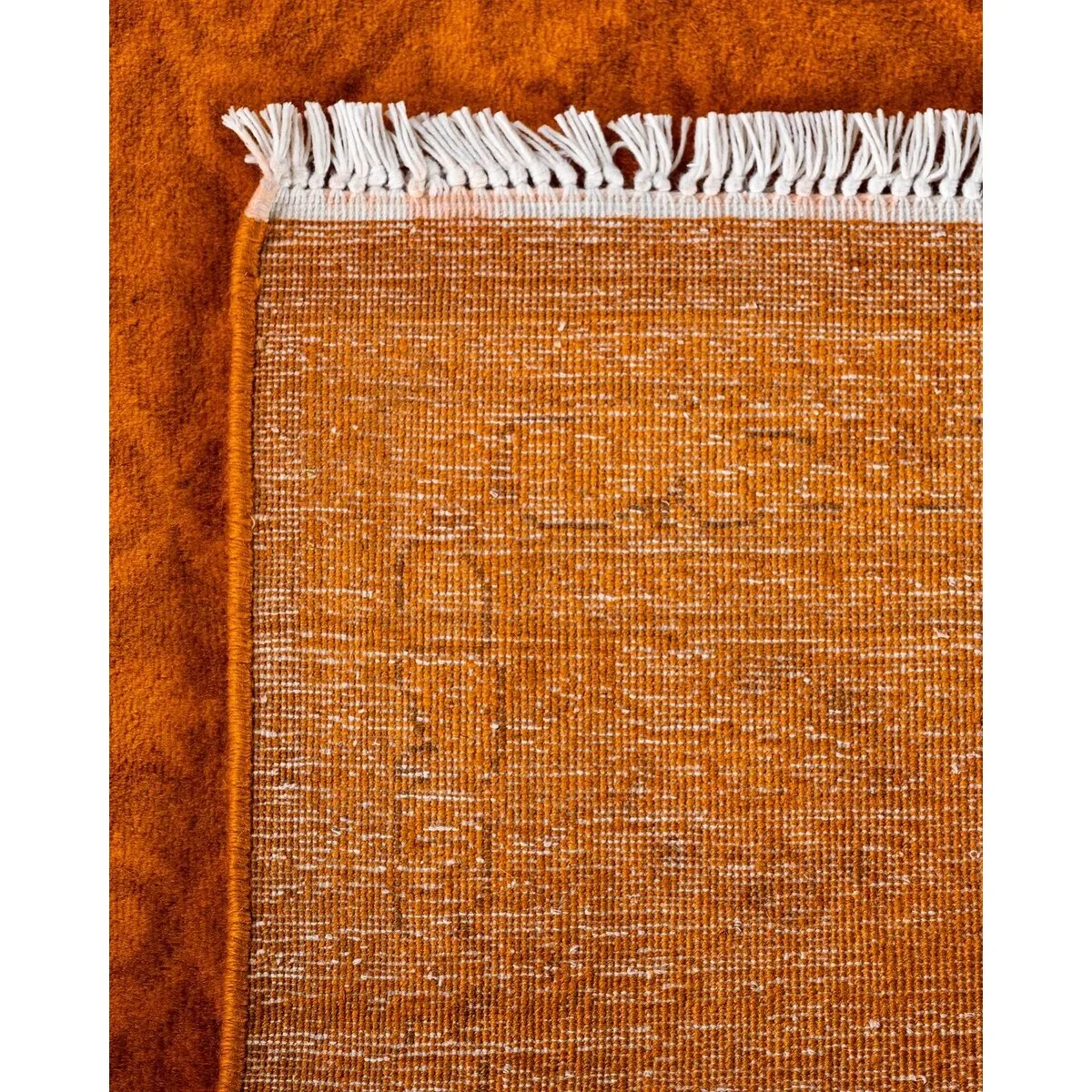 Fine Vibrance. One-of-a-Kind Hand-Knotted Runner Rug - Gold. 2' 7 x 20' 6 - 2' 7 x 20' 6