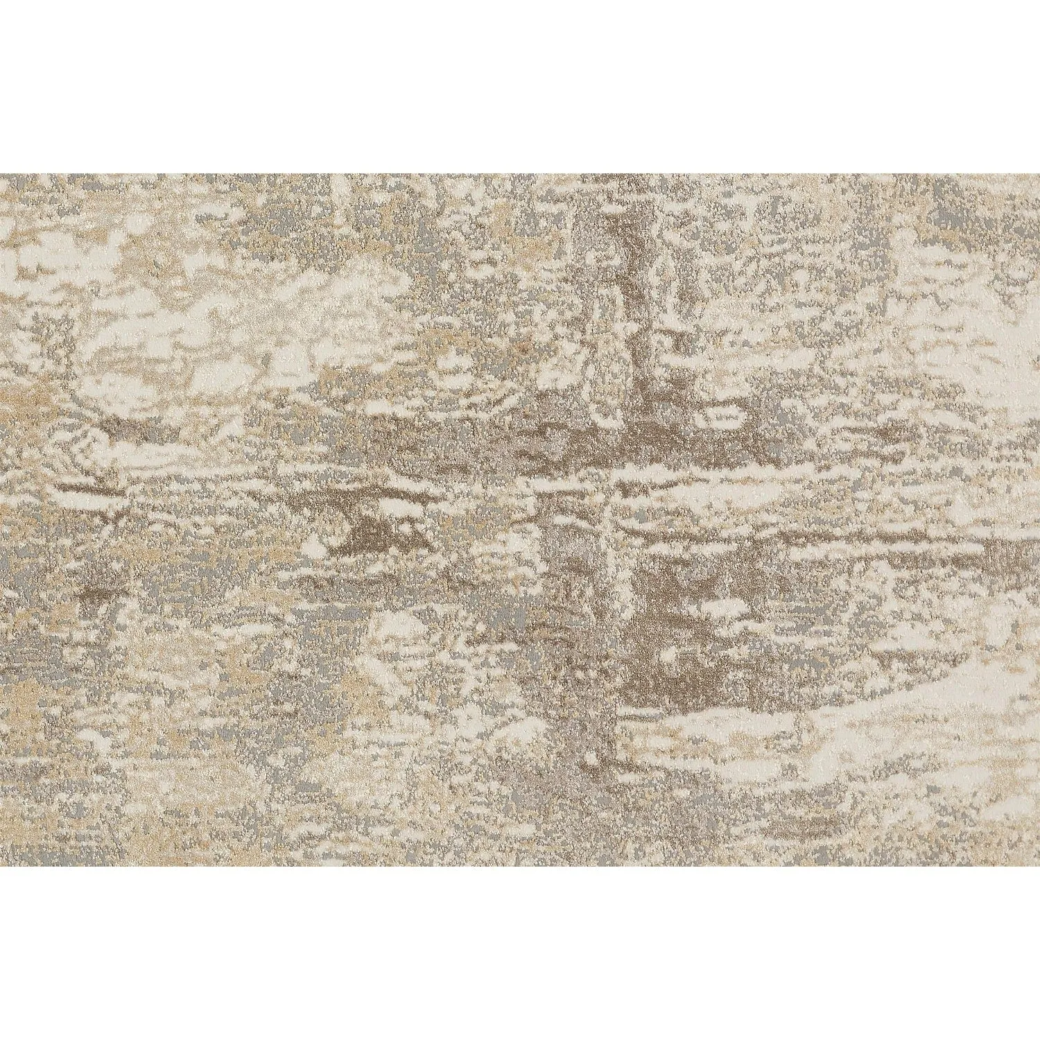 Frida Distressed Abstract Watercolor Accent Rug. Latte Tan/Gray