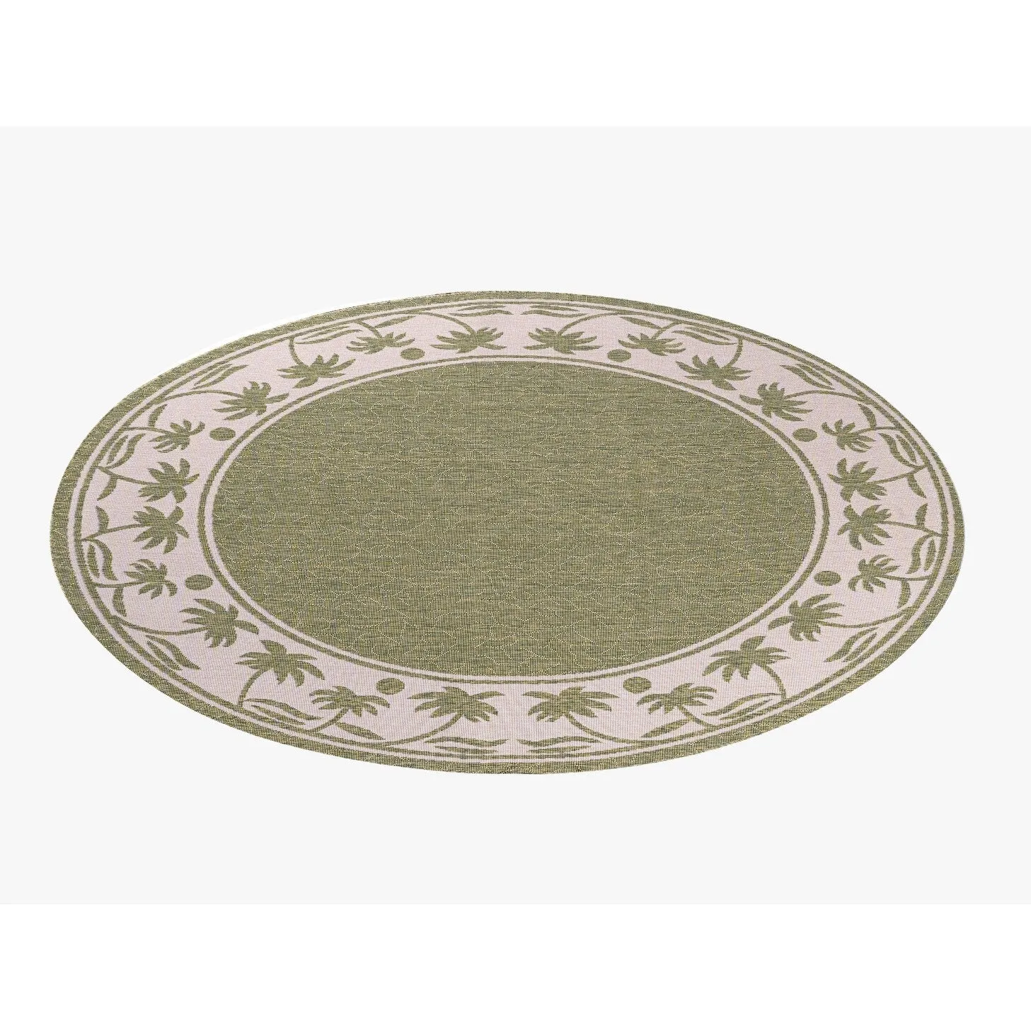 GAD Palms with Tropical Palms Premium Indoor Outdoor Area Rug