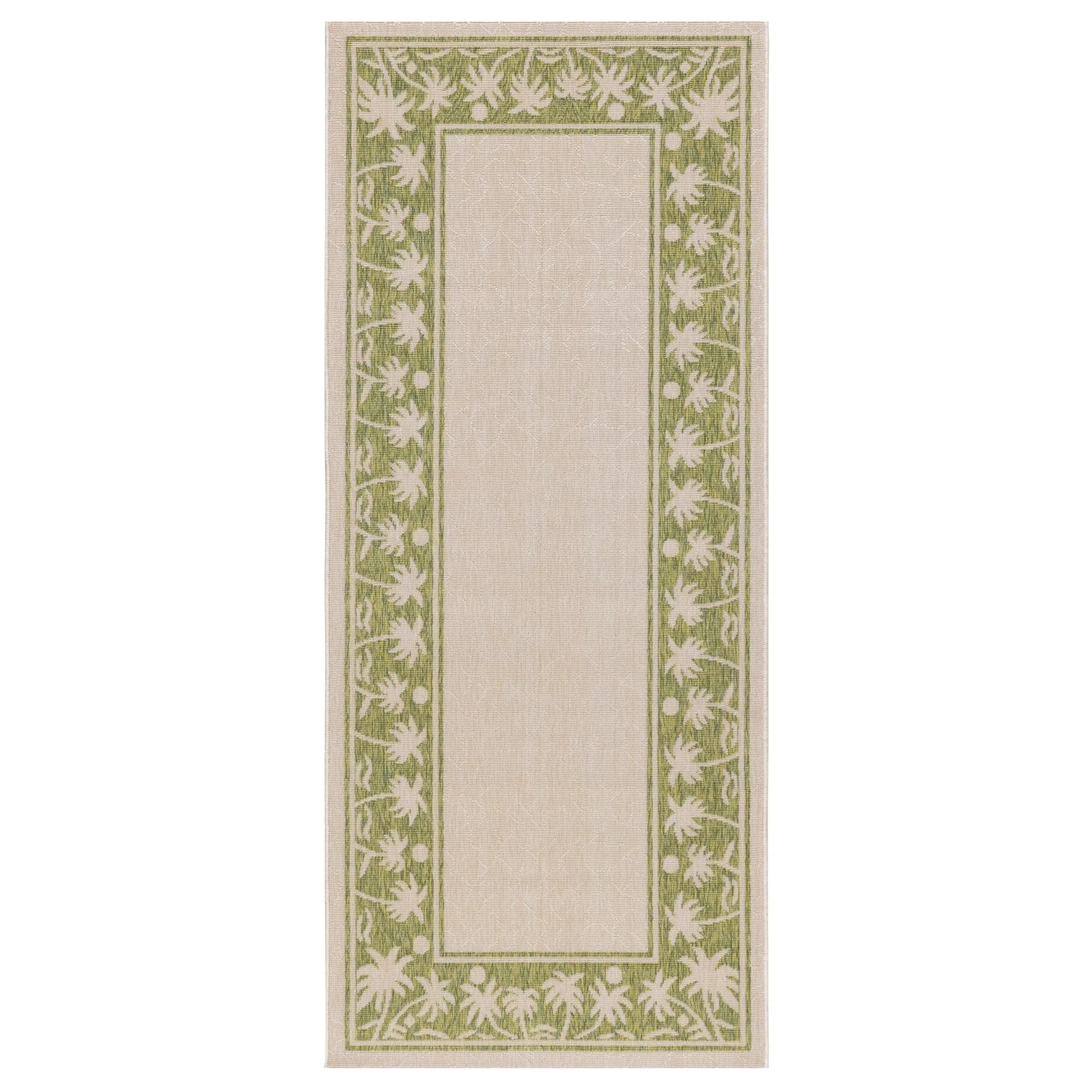 GAD Palms with Tropical Palms Premium Indoor Outdoor Area Rug