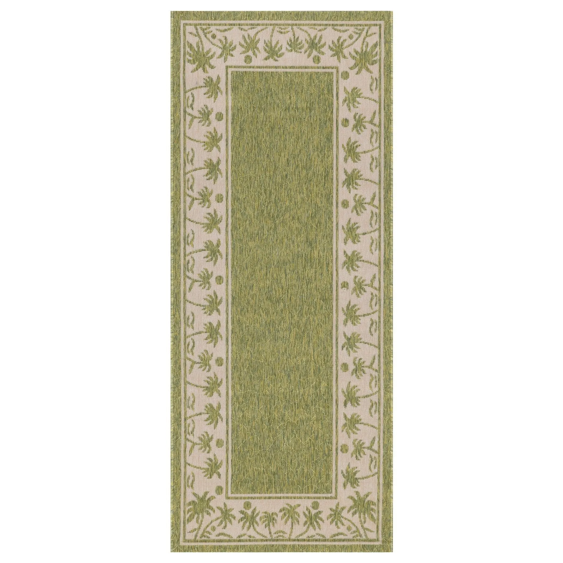 GAD Palms with Tropical Palms Premium Indoor Outdoor Area Rug