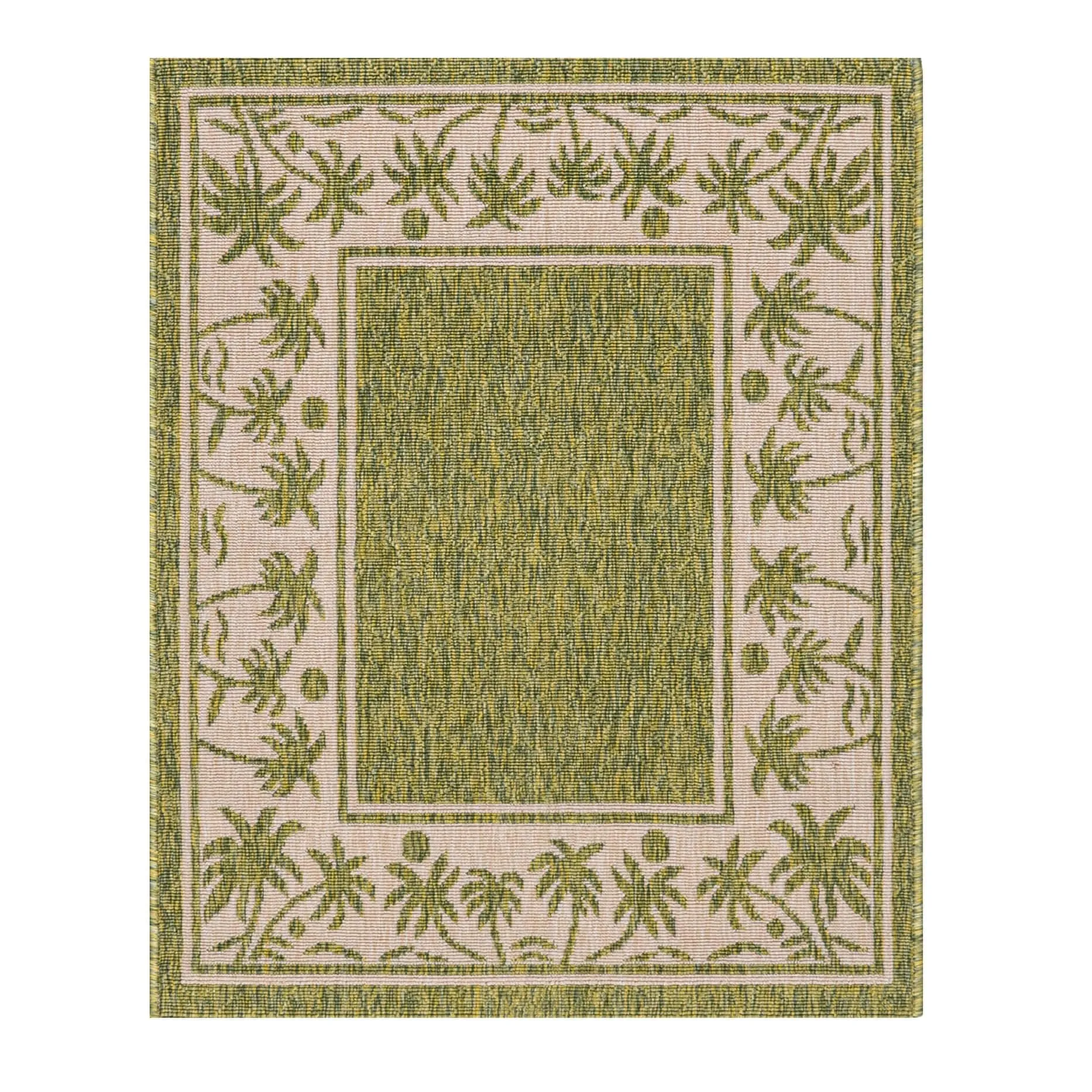 GAD Palms with Tropical Palms Premium Indoor Outdoor Area Rug
