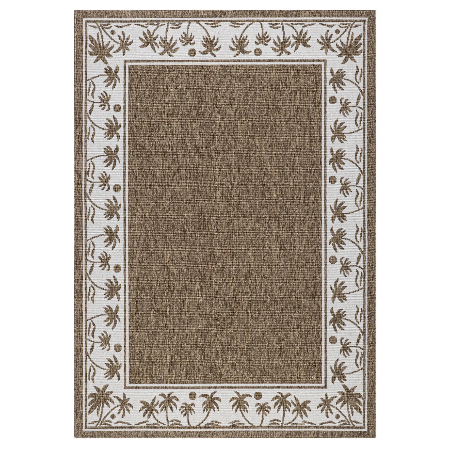 GAD Palms with Tropical Palms Premium Indoor Outdoor Area Rug