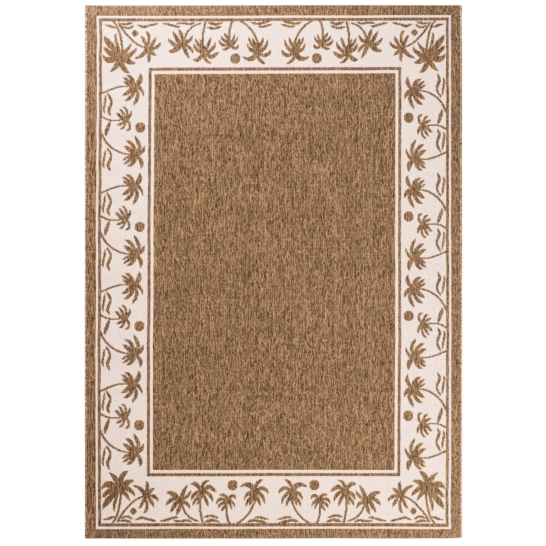 GAD Palms with Tropical Palms Premium Indoor Outdoor Area Rug