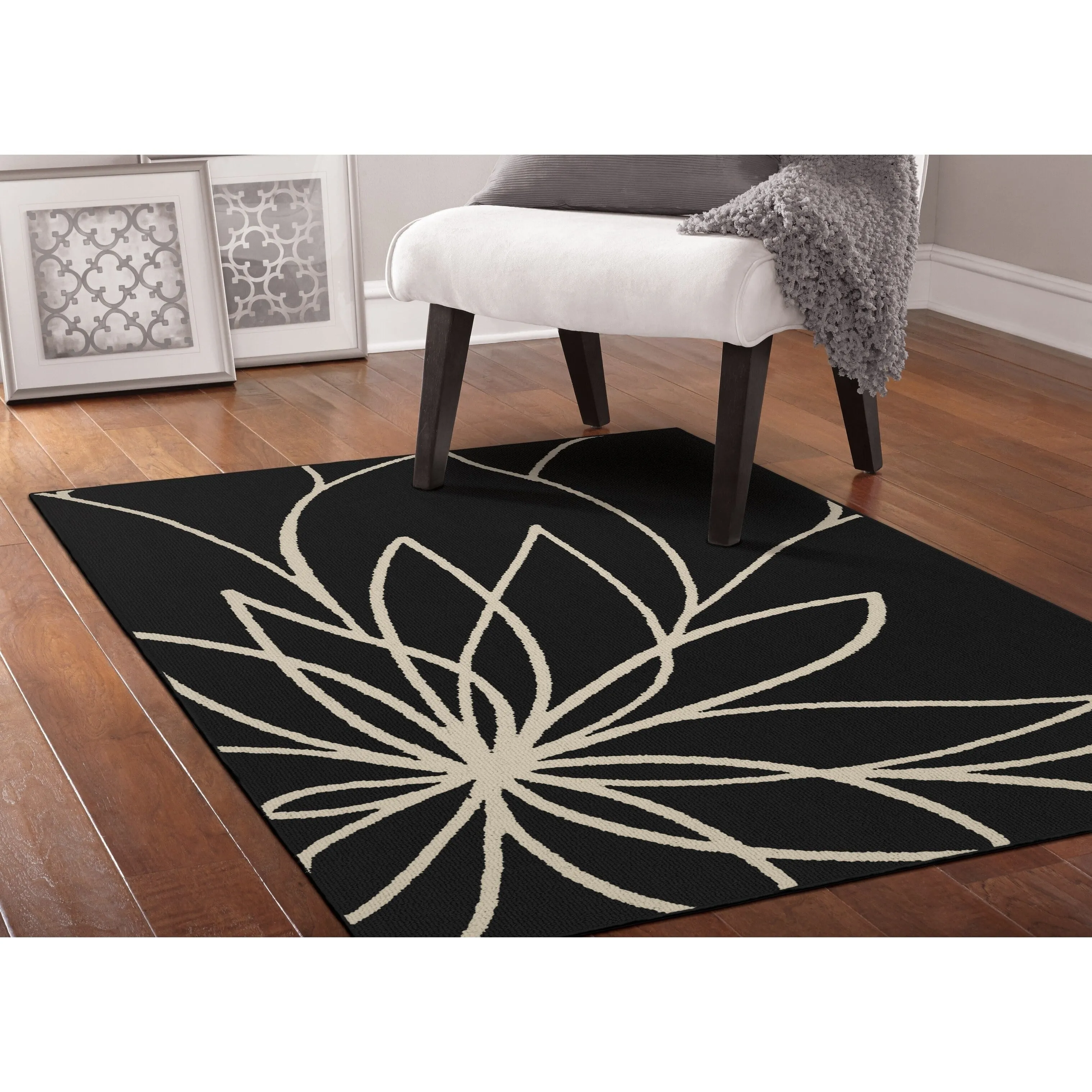 Garland Rug Grand Floral Polypropylene Indoor Area or Accent Rug