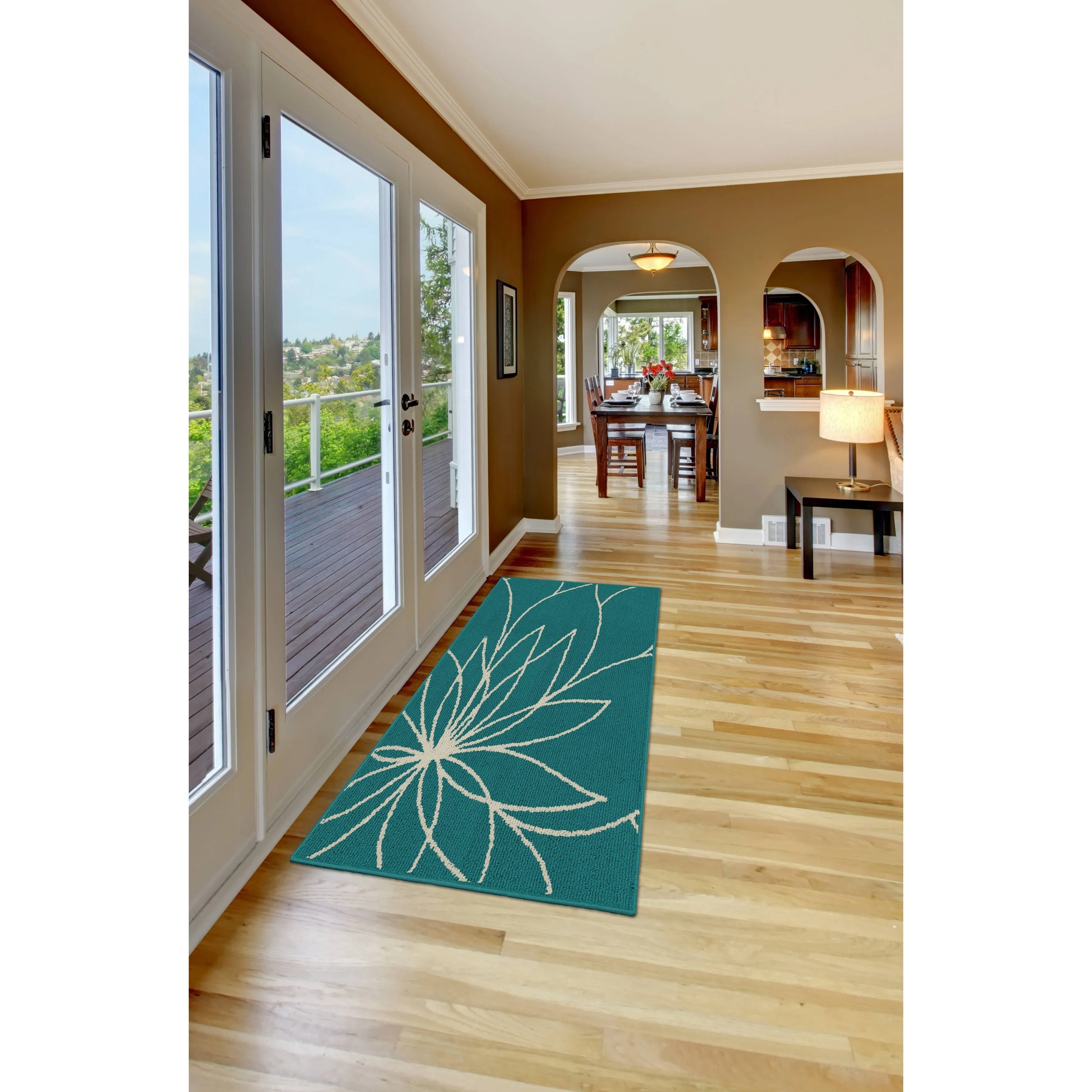 Garland Rug Grand Floral Polypropylene Indoor Area or Accent Rug