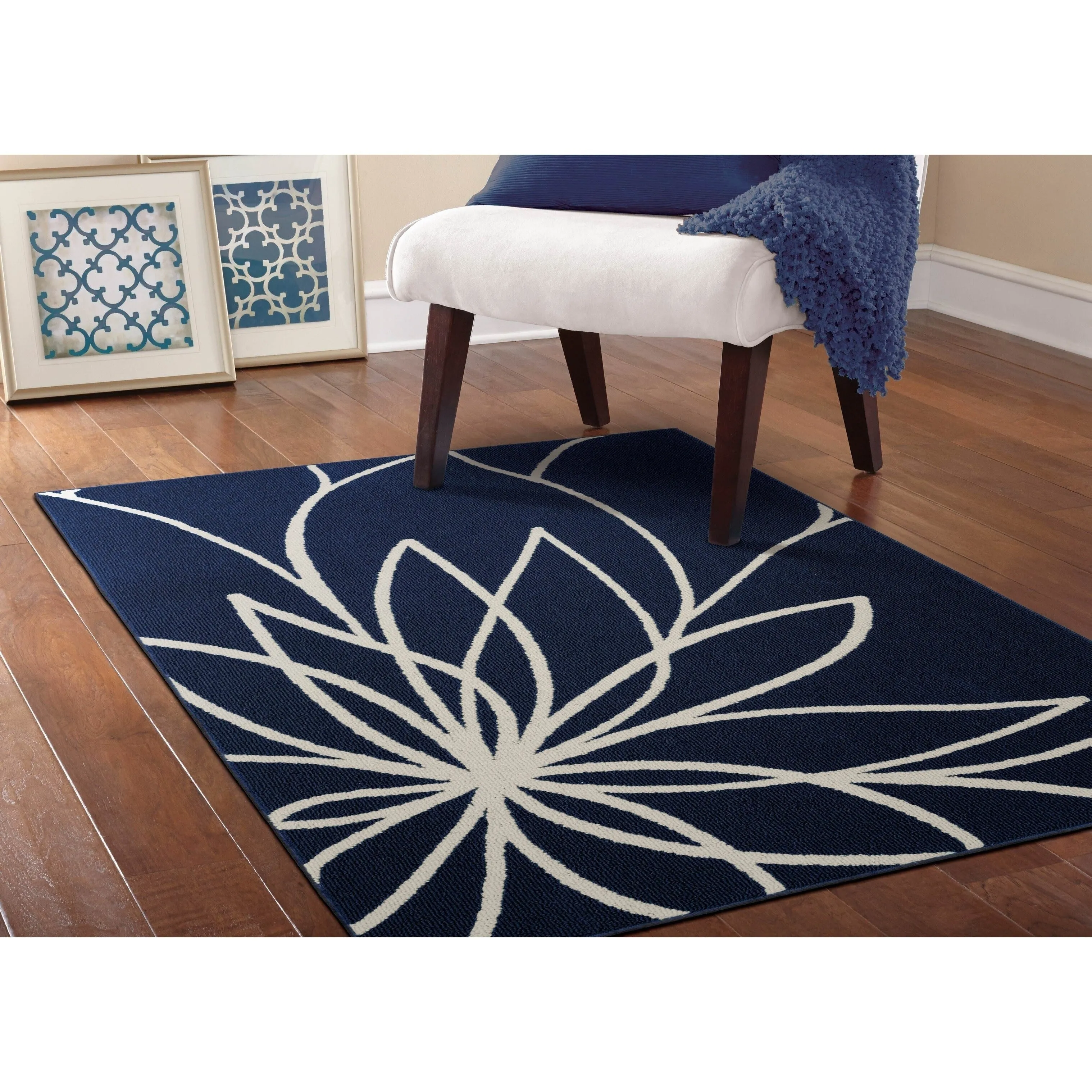 Garland Rug Grand Floral Polypropylene Indoor Area or Accent Rug