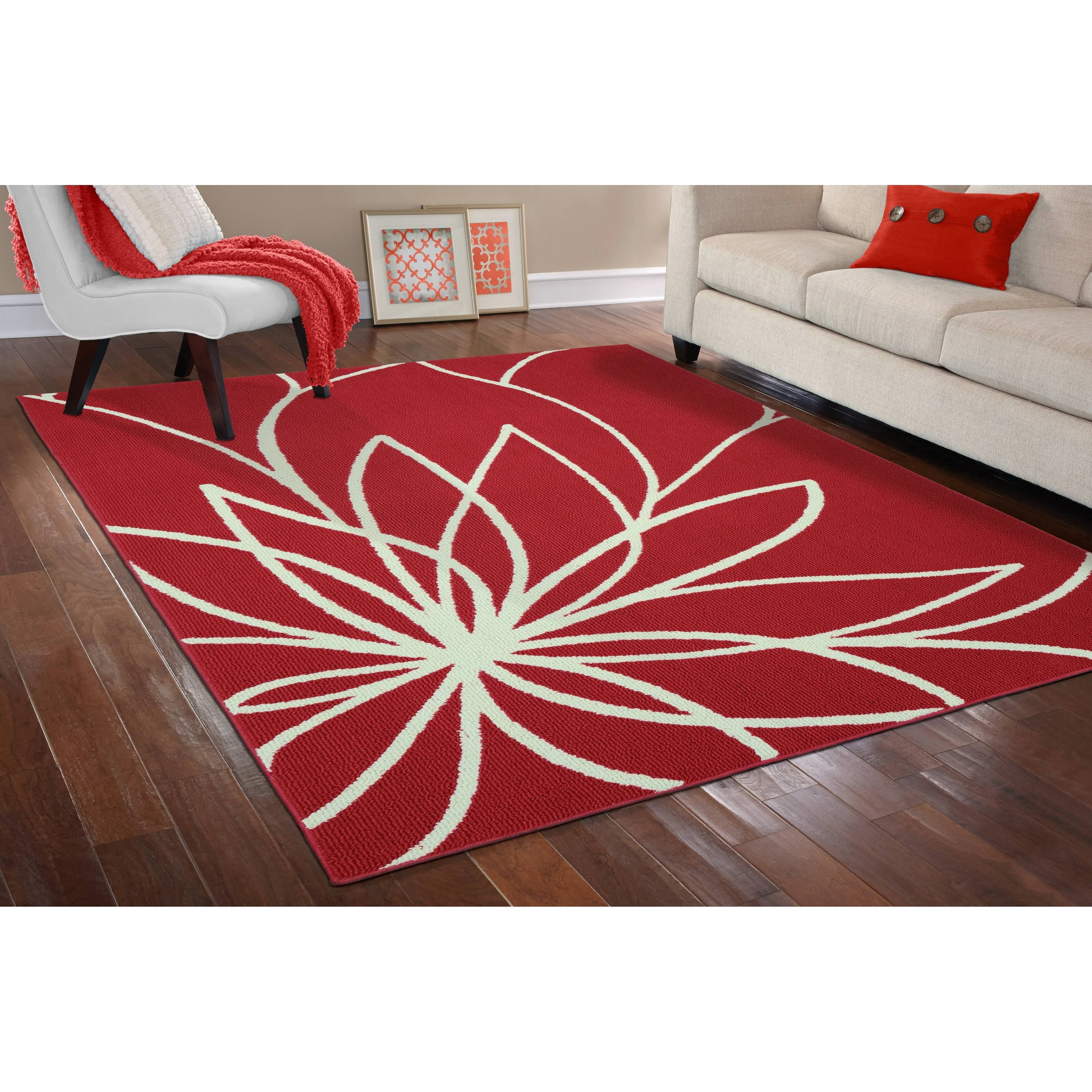 Garland Rug Grand Floral Polypropylene Indoor Area or Accent Rug