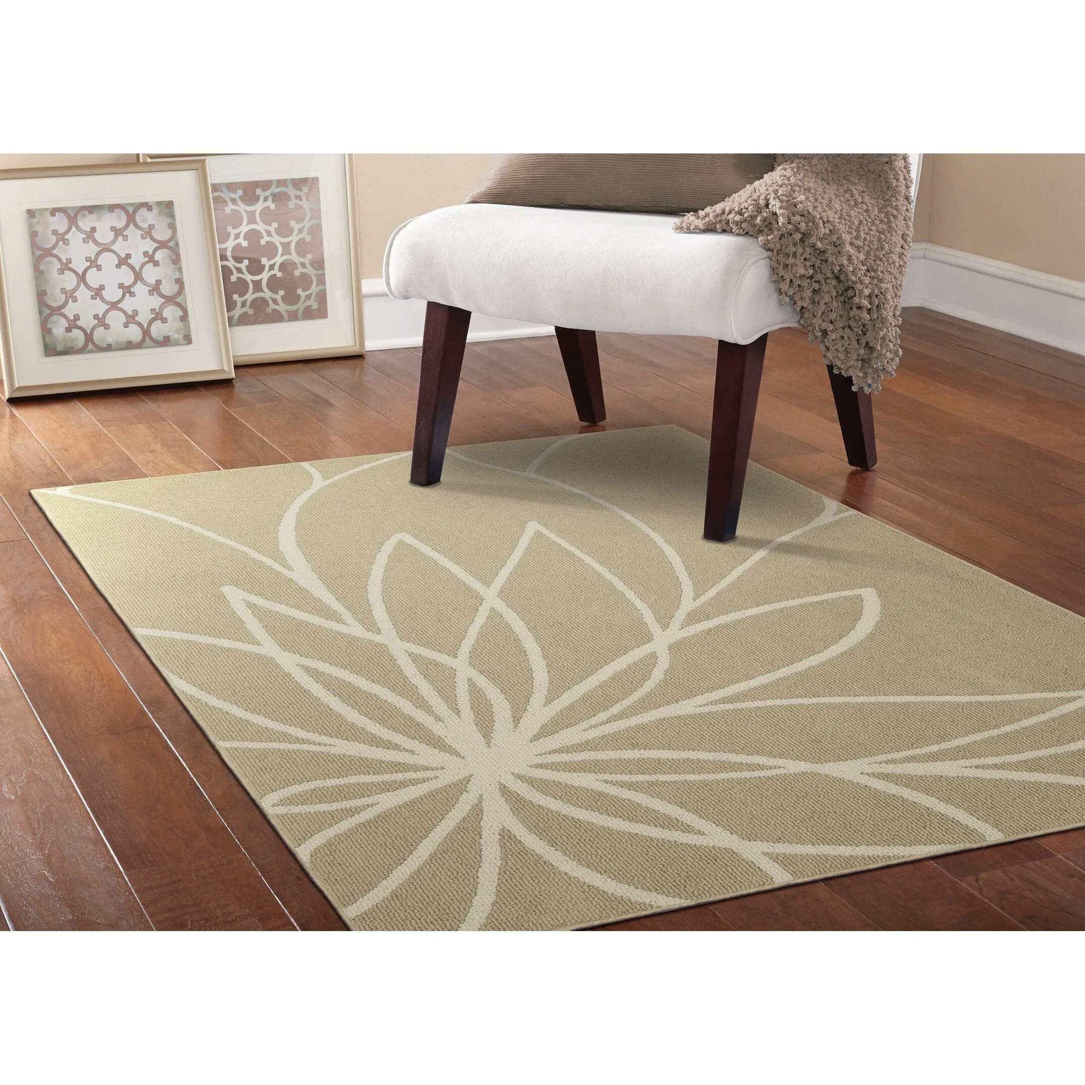 Garland Rug Grand Floral Polypropylene Indoor Area or Accent Rug