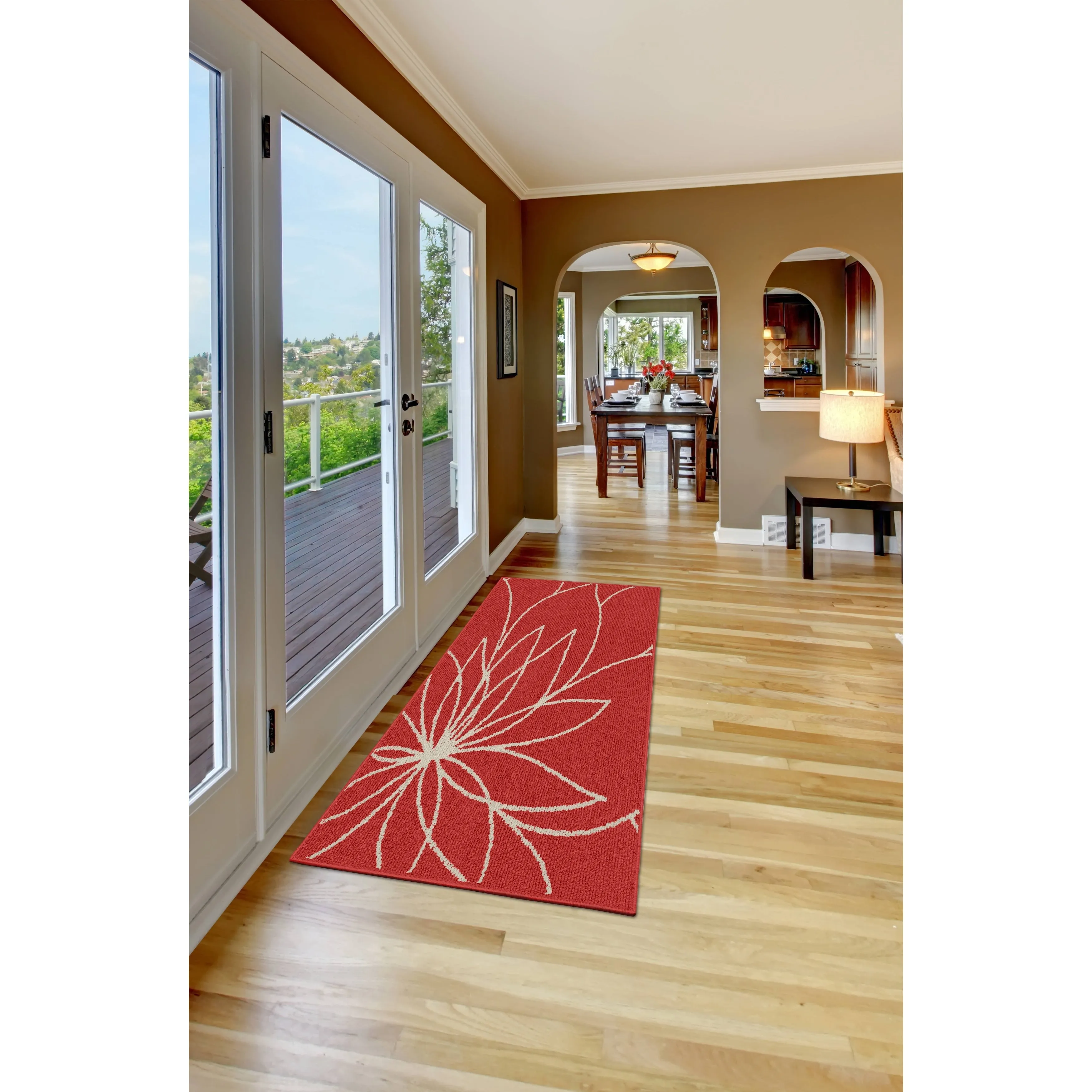 Garland Rug Grand Floral Polypropylene Indoor Area or Accent Rug