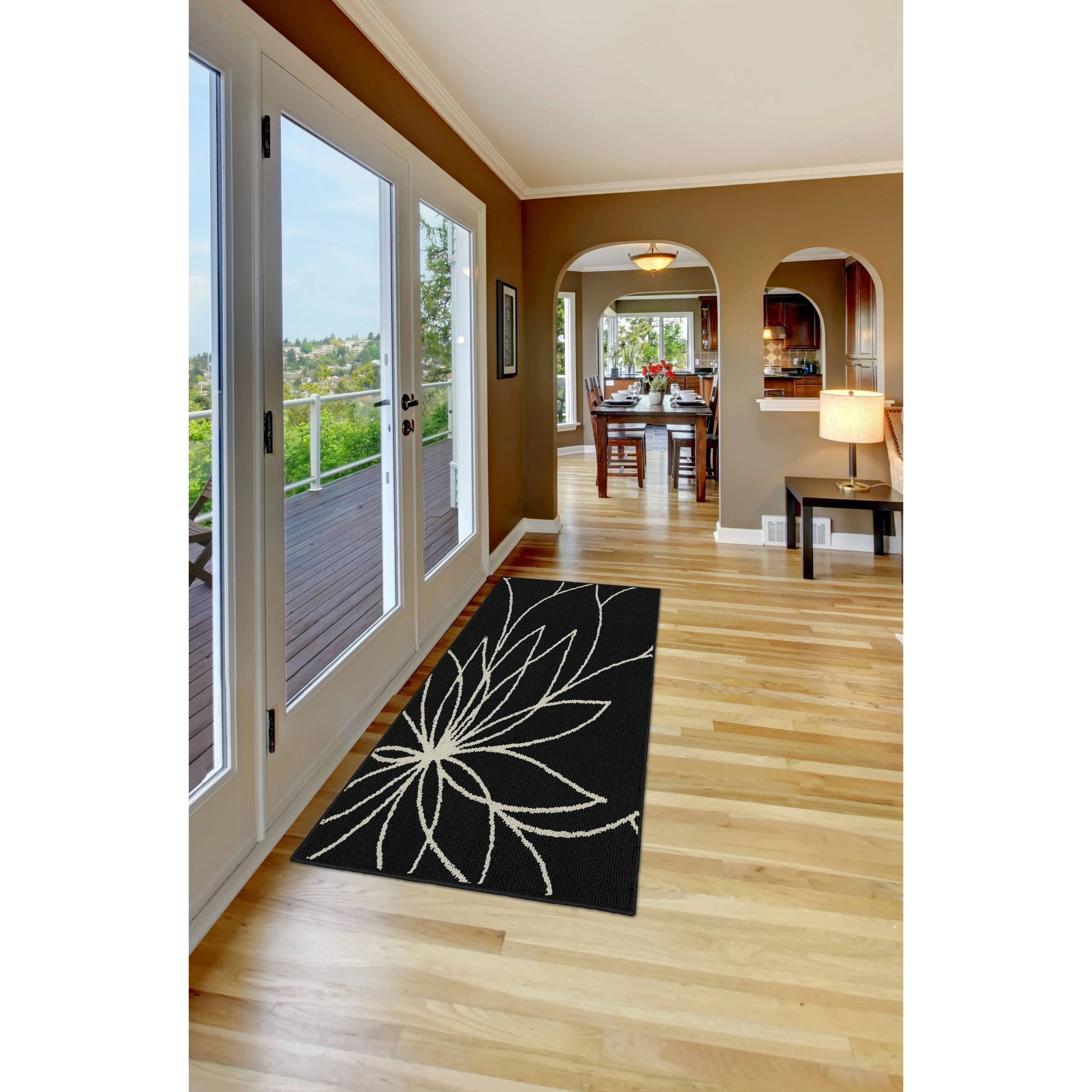 Garland Rug Grand Floral Polypropylene Indoor Area or Accent Rug